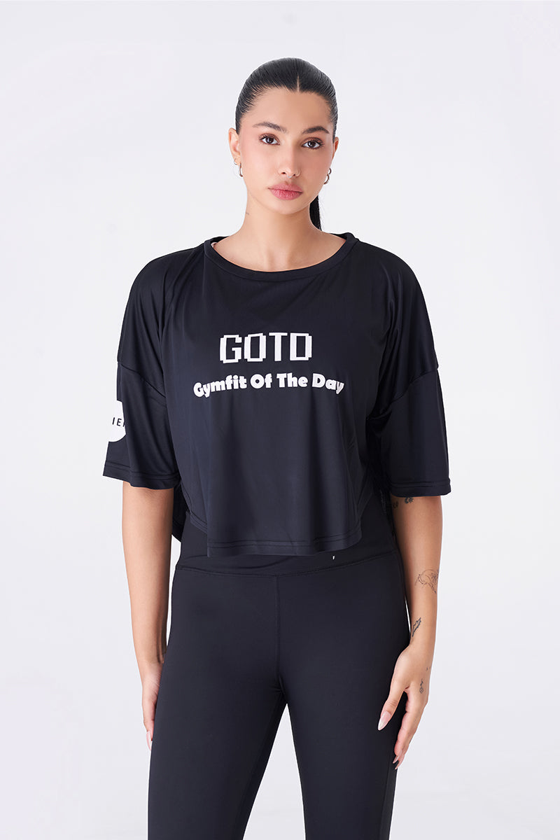 Black Oversized Baggy Shirt – Relaxed and Trendy