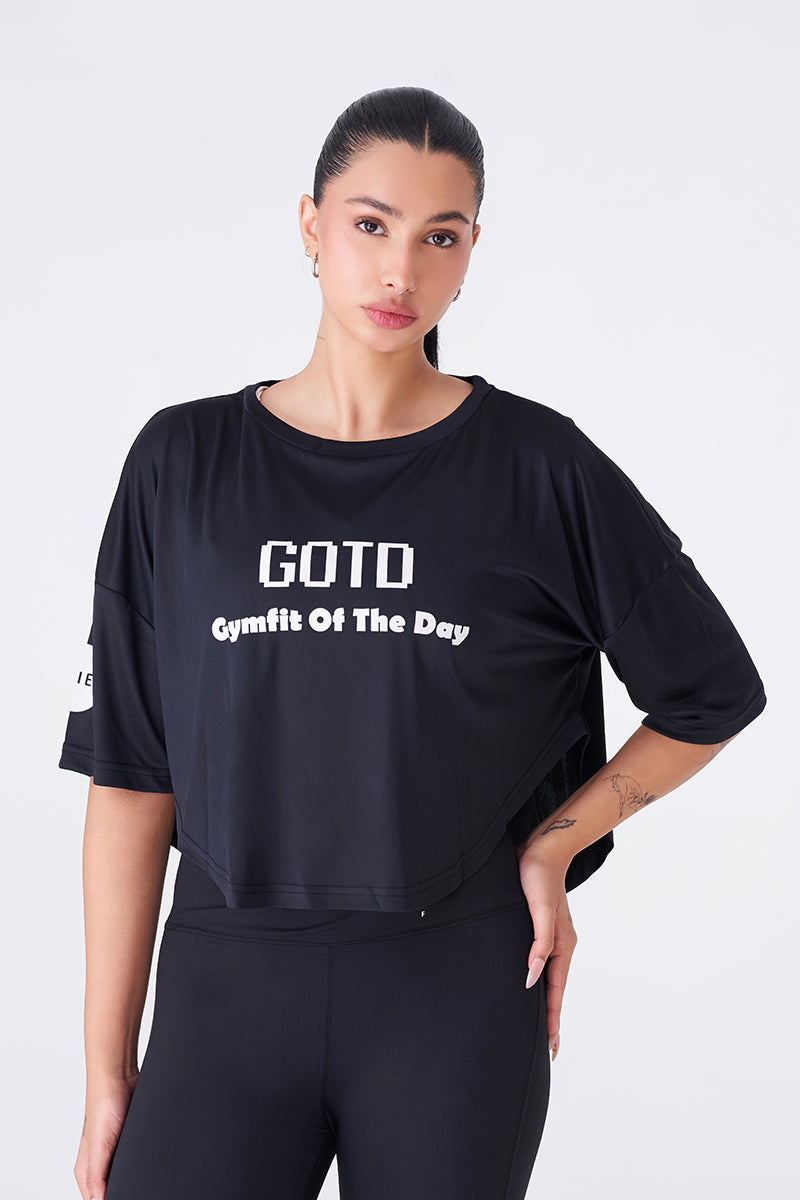 Black Oversized Baggy Shirt – Relaxed and Trendy