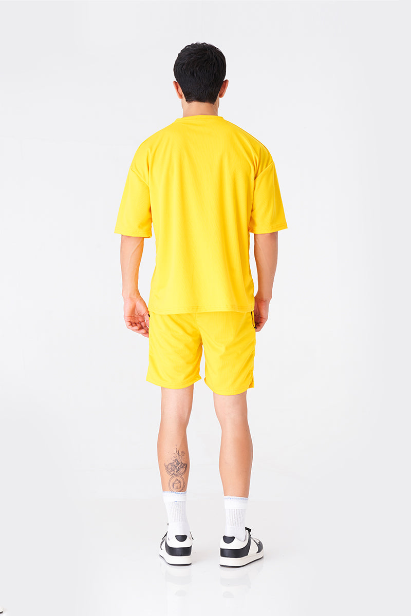 Men's Yellow Gymwear T-Shirt for Peak Performance