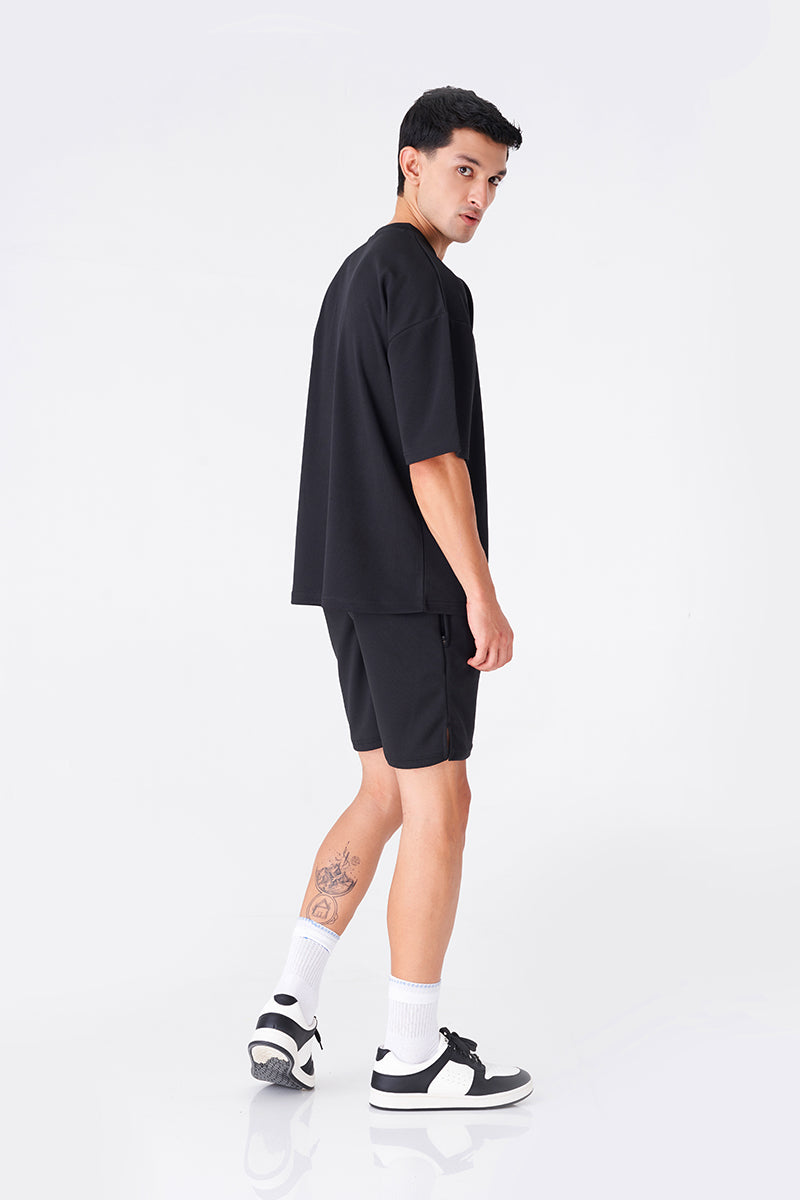 Men's Black Performance Gymwear Tee
