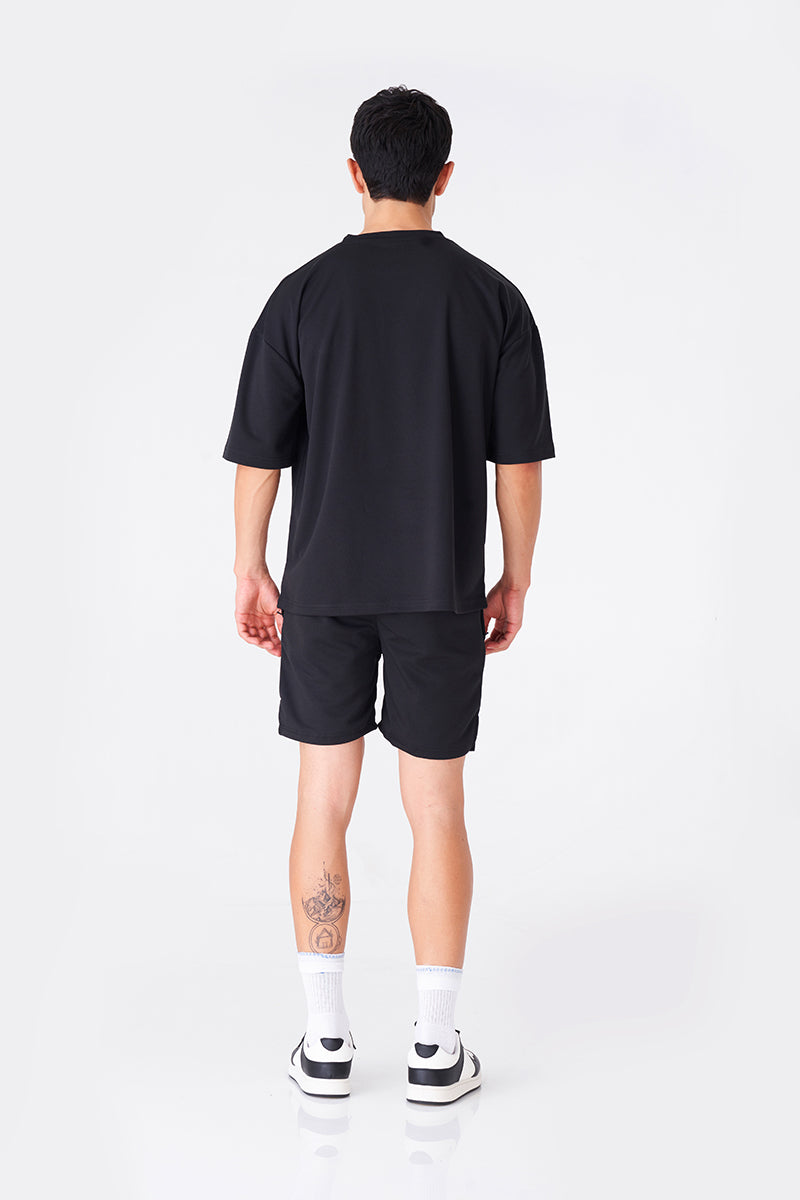 Men's Black Performance Gymwear Tee