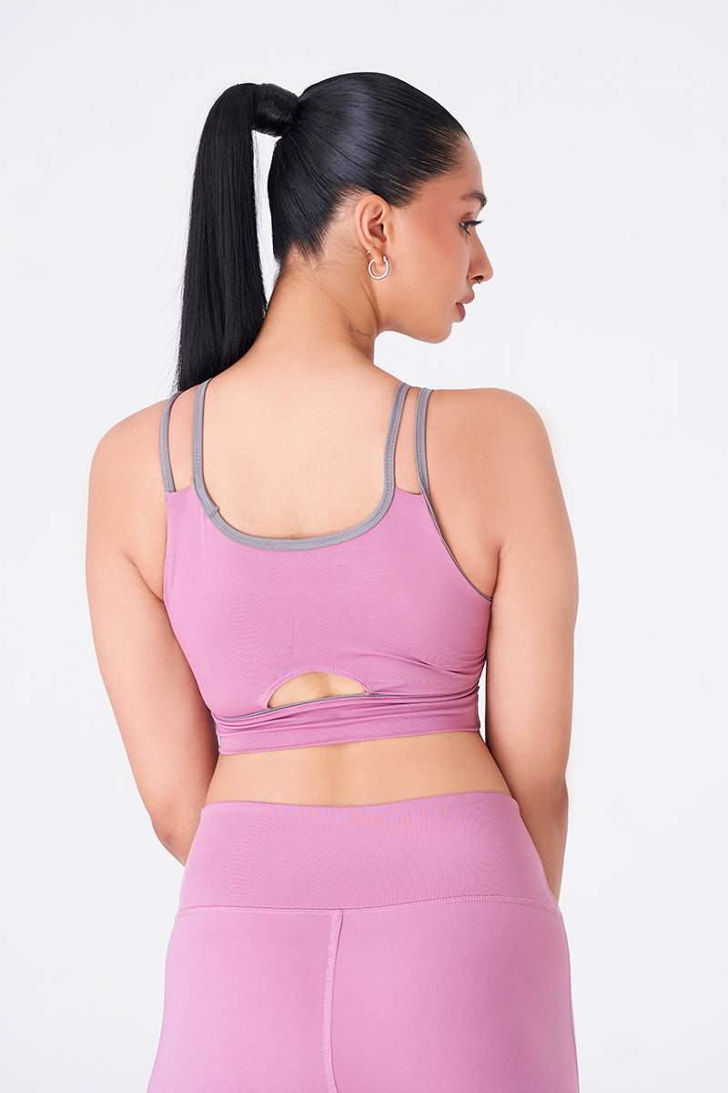 Peach Sports Bra