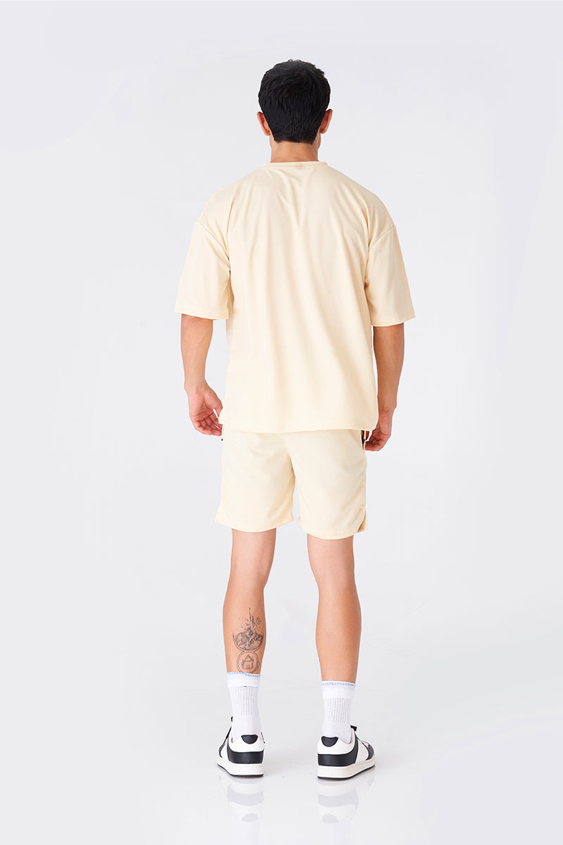 Men's Beige Fitness T-Shirt for Style and Comfort