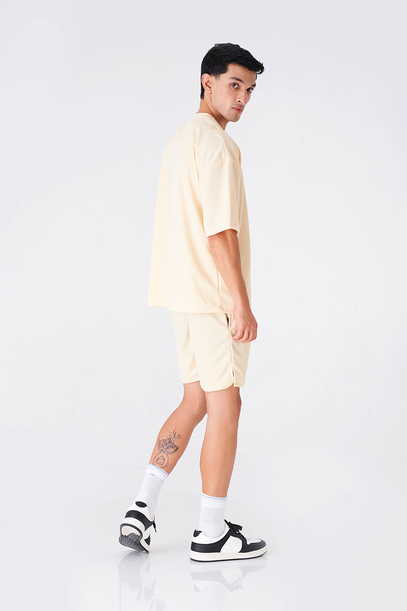 Men's Beige Fitness T-Shirt for Style and Comfort