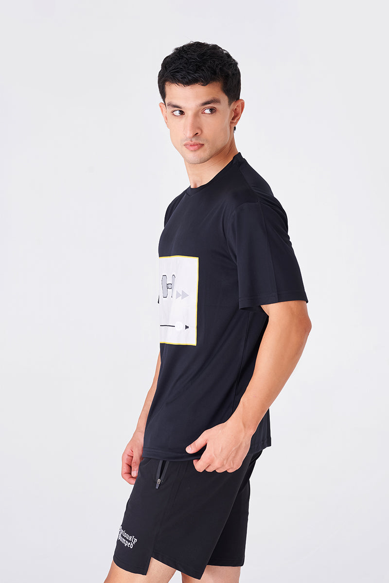 Men's Graphic Gym T-Shirt for Maximum Performance
