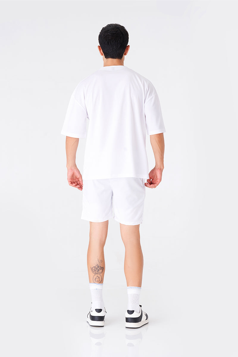 Men's White Performance Gymwear T-Shirt