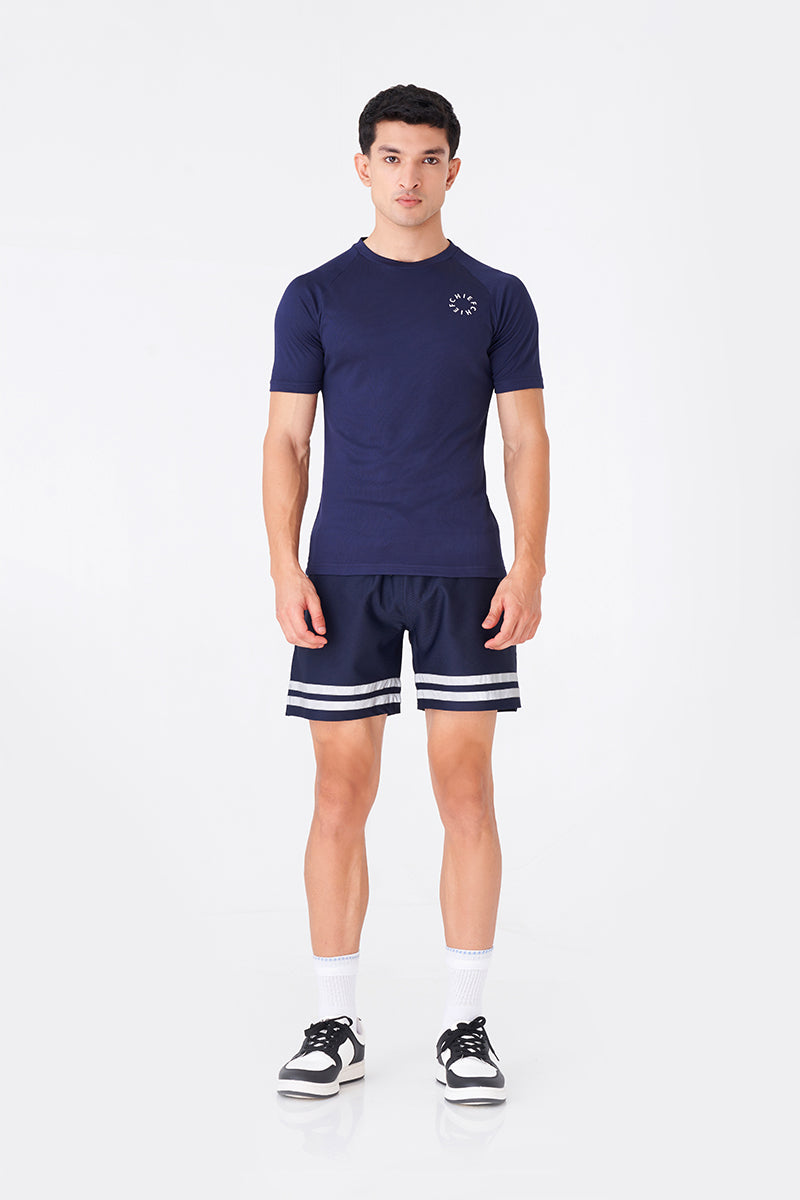 Men's Half Sleeve Navy Shirt