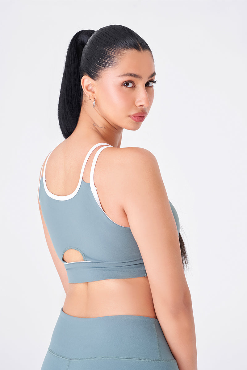 Forest Green Sports Bra & Legging Combo
