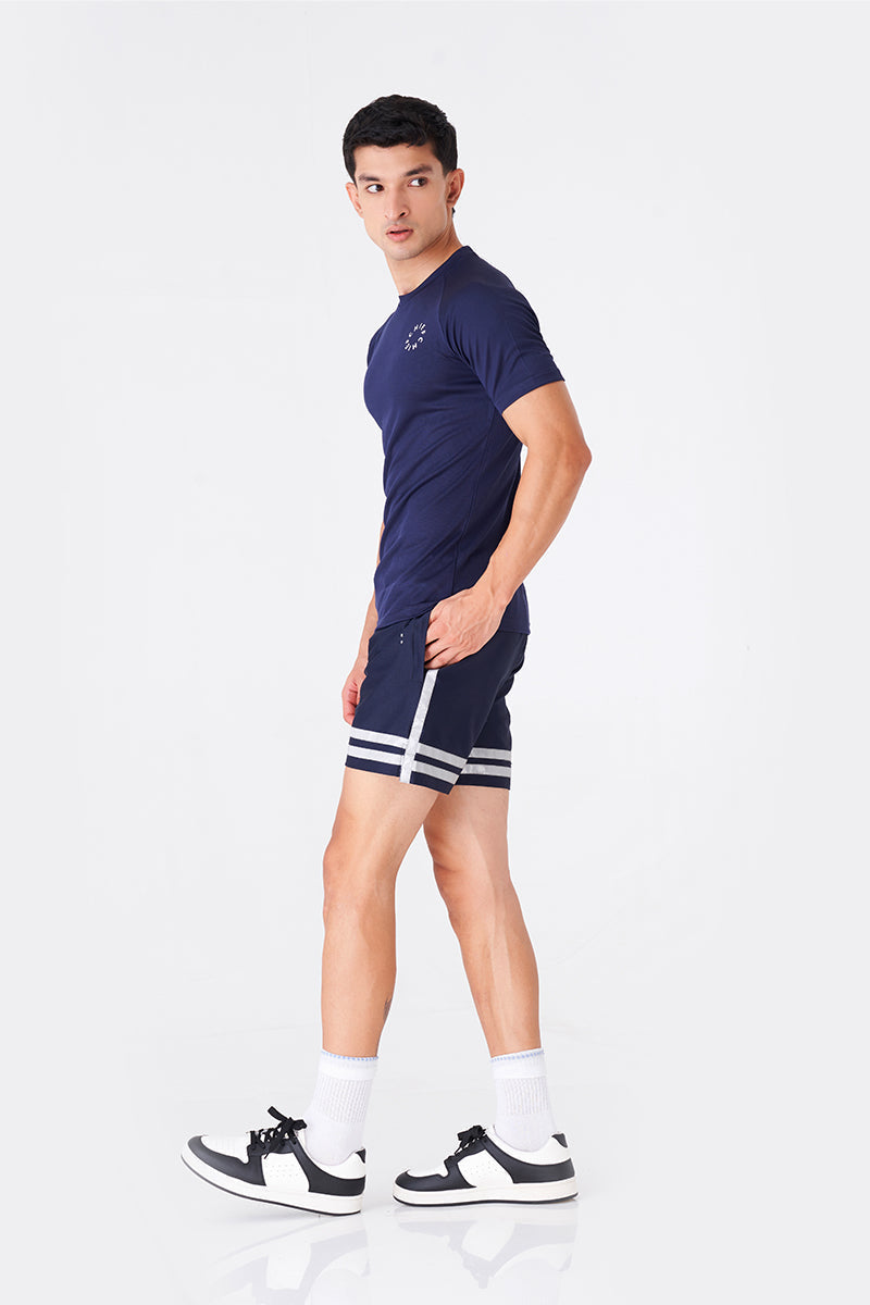 Men's Half Sleeve Navy Shirt