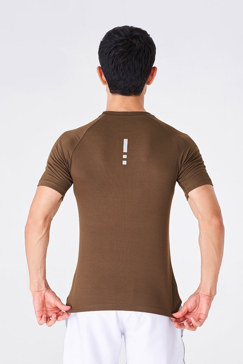 Men's Olive Half Sleeve Shirt