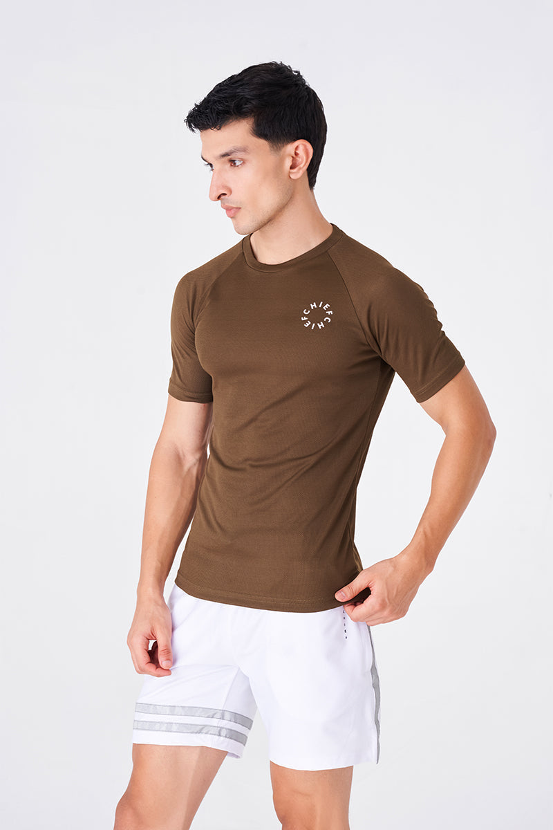 Men's Olive Half Sleeve Shirt