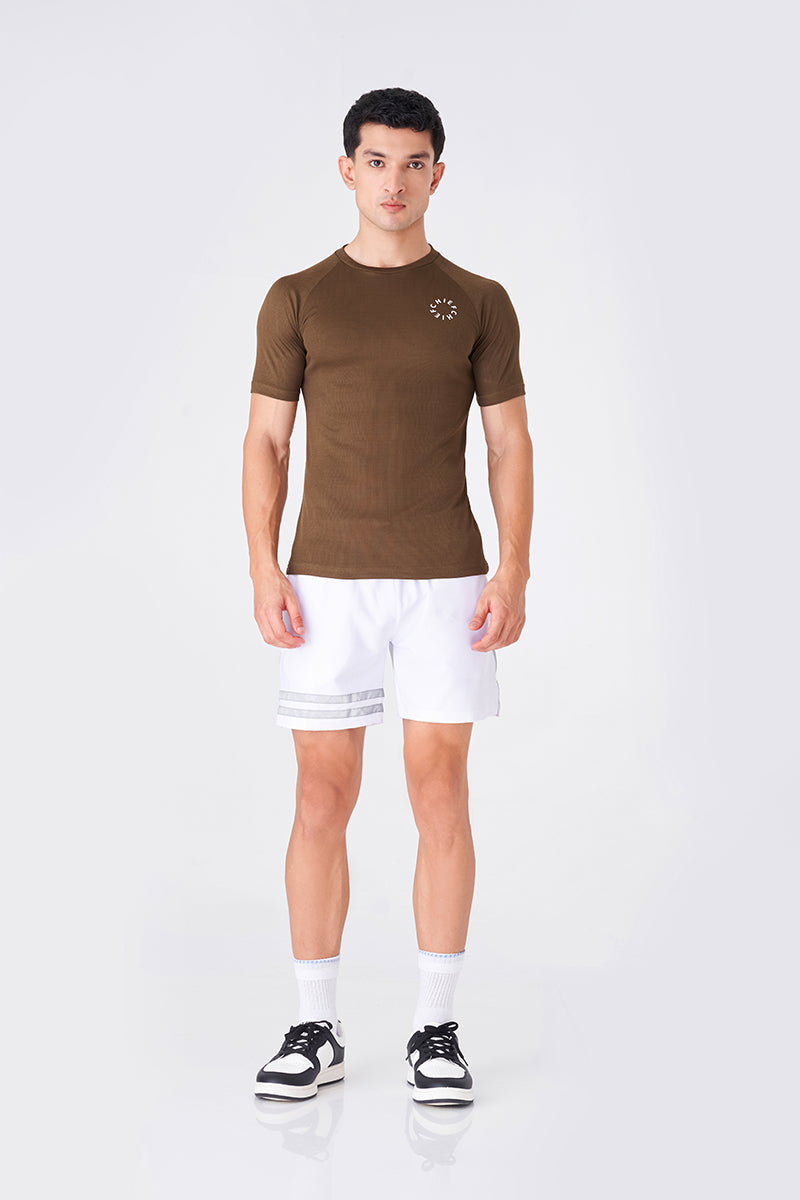 Men's Olive Half Sleeve Shirt