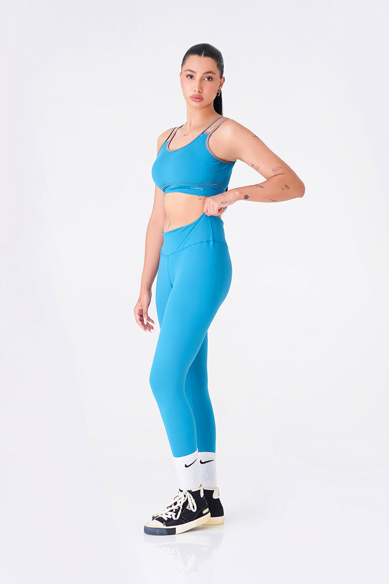 Royal Green Sports Bra