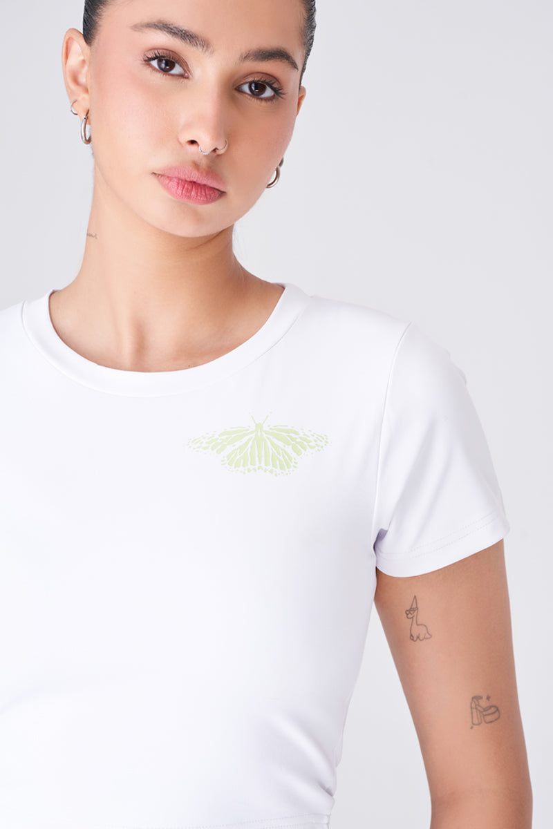 White Crop Top – Versatile, Chic, and Comfortable