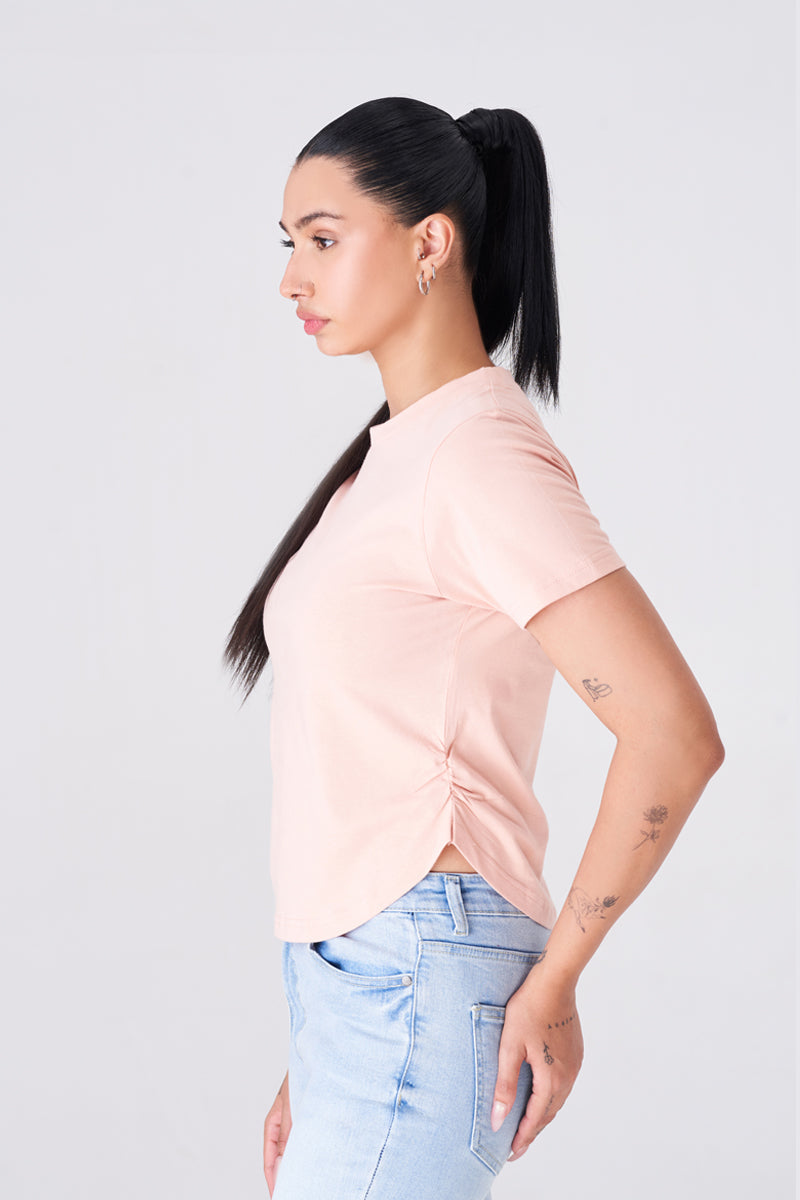 Comfortable and Versatile Dusty Pink T-Shirt