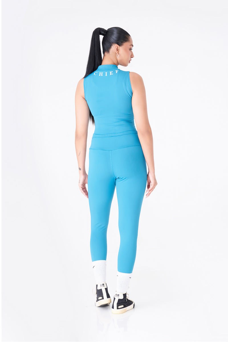 Stylish Royal Green Sleeveless Tank for Workout