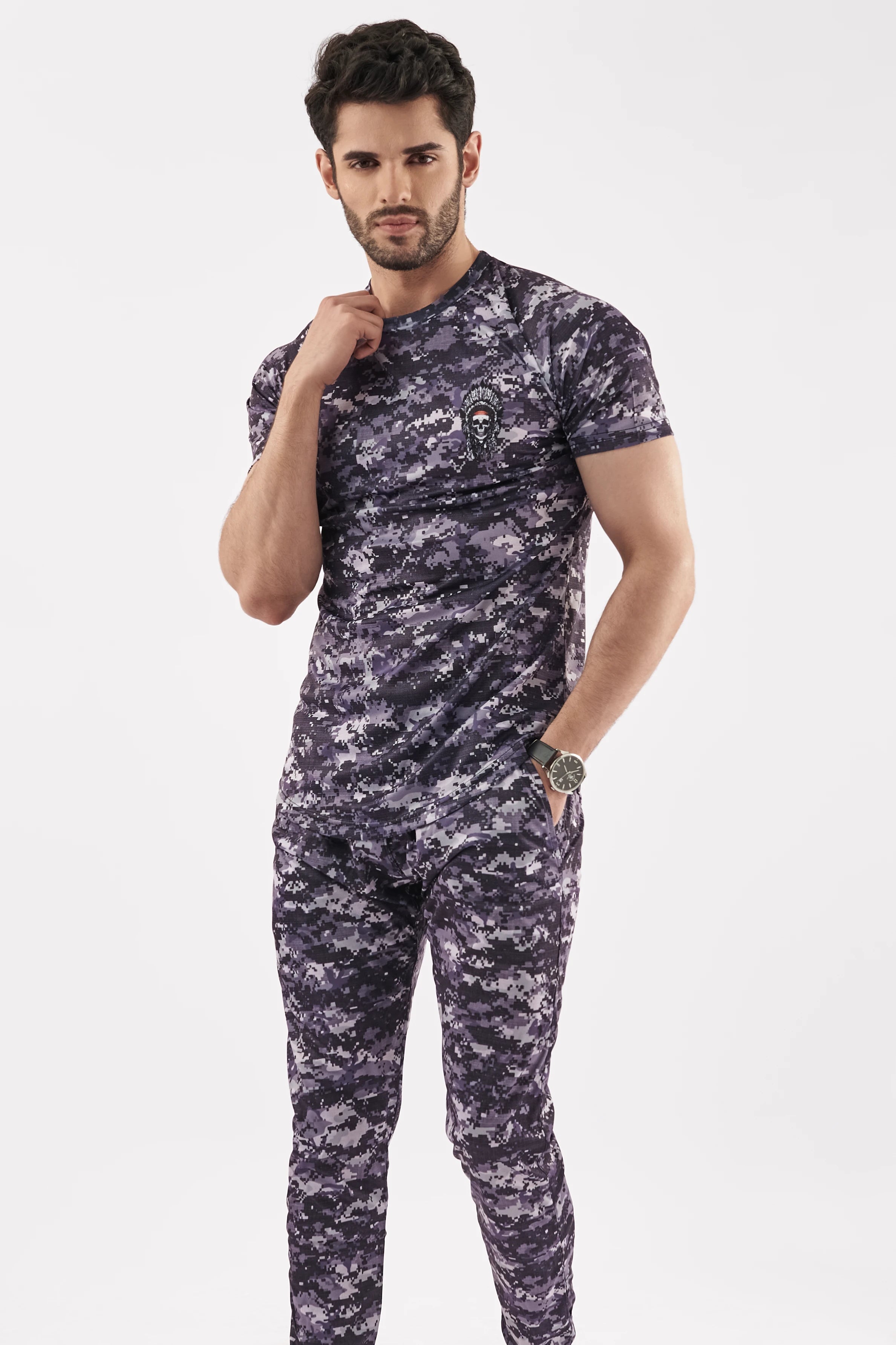 Men's Camo T-Shirt & Trouser