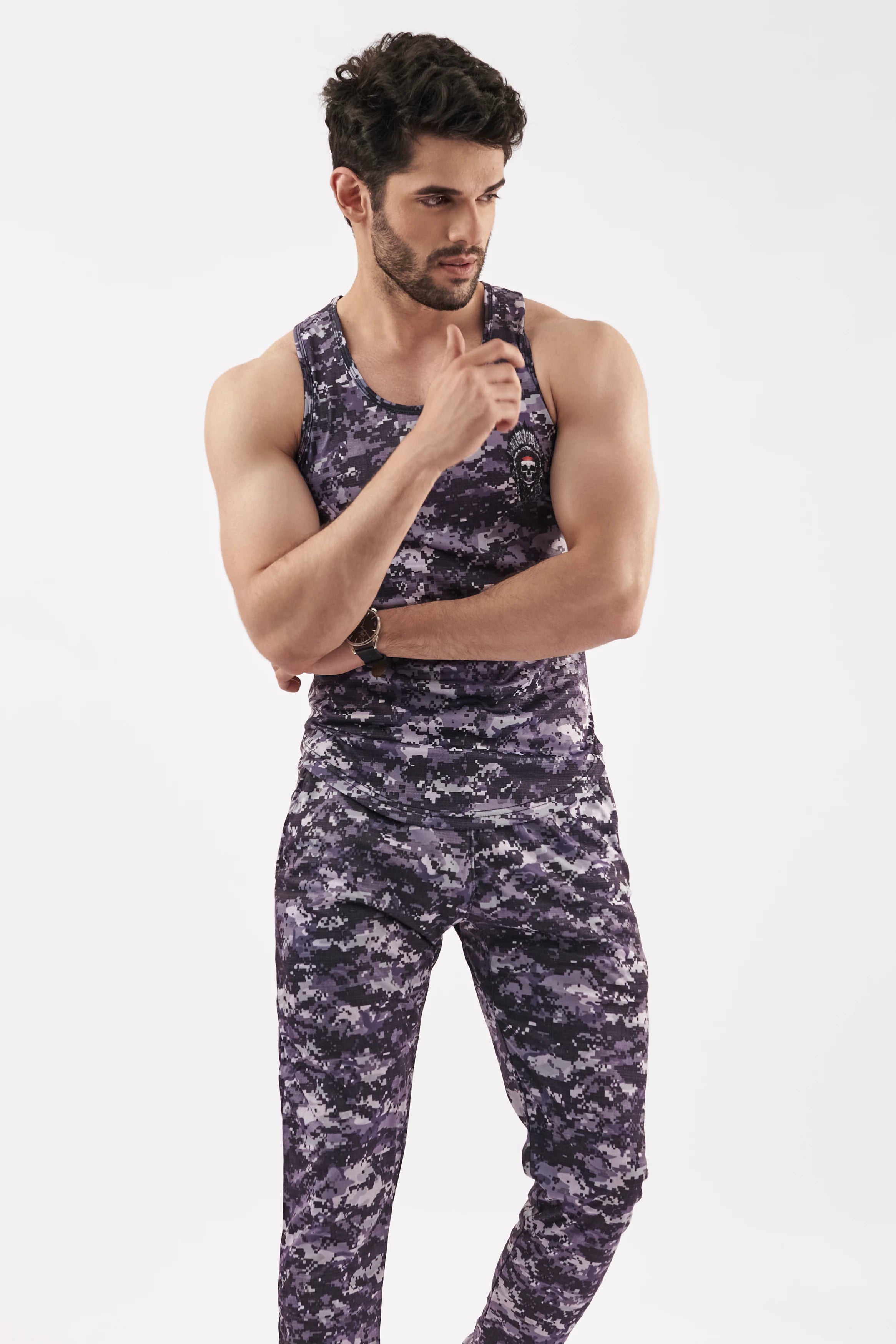 Men's Camo Tank Top & Trouser