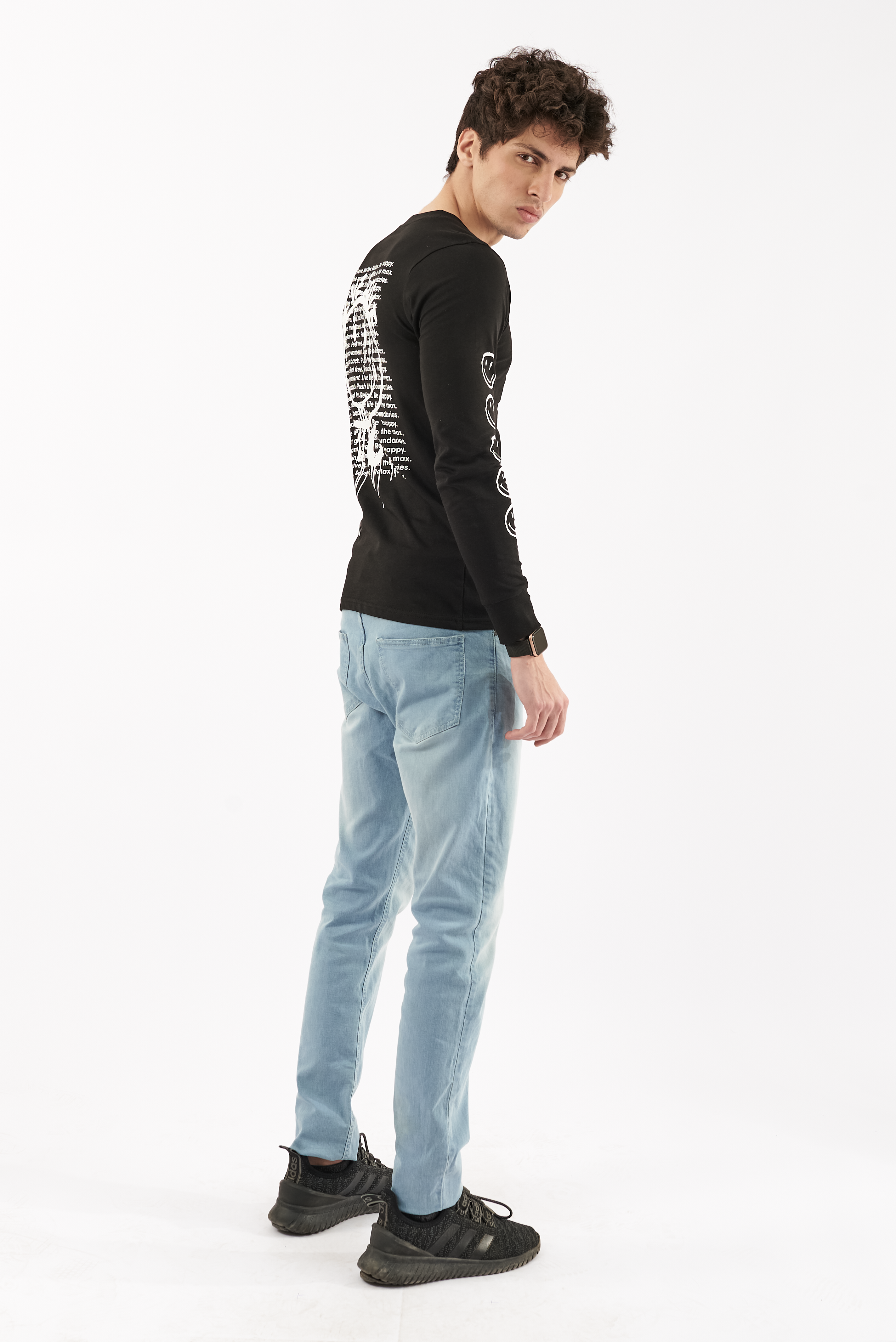 Men's Emoji Graphic T-Shirt Black