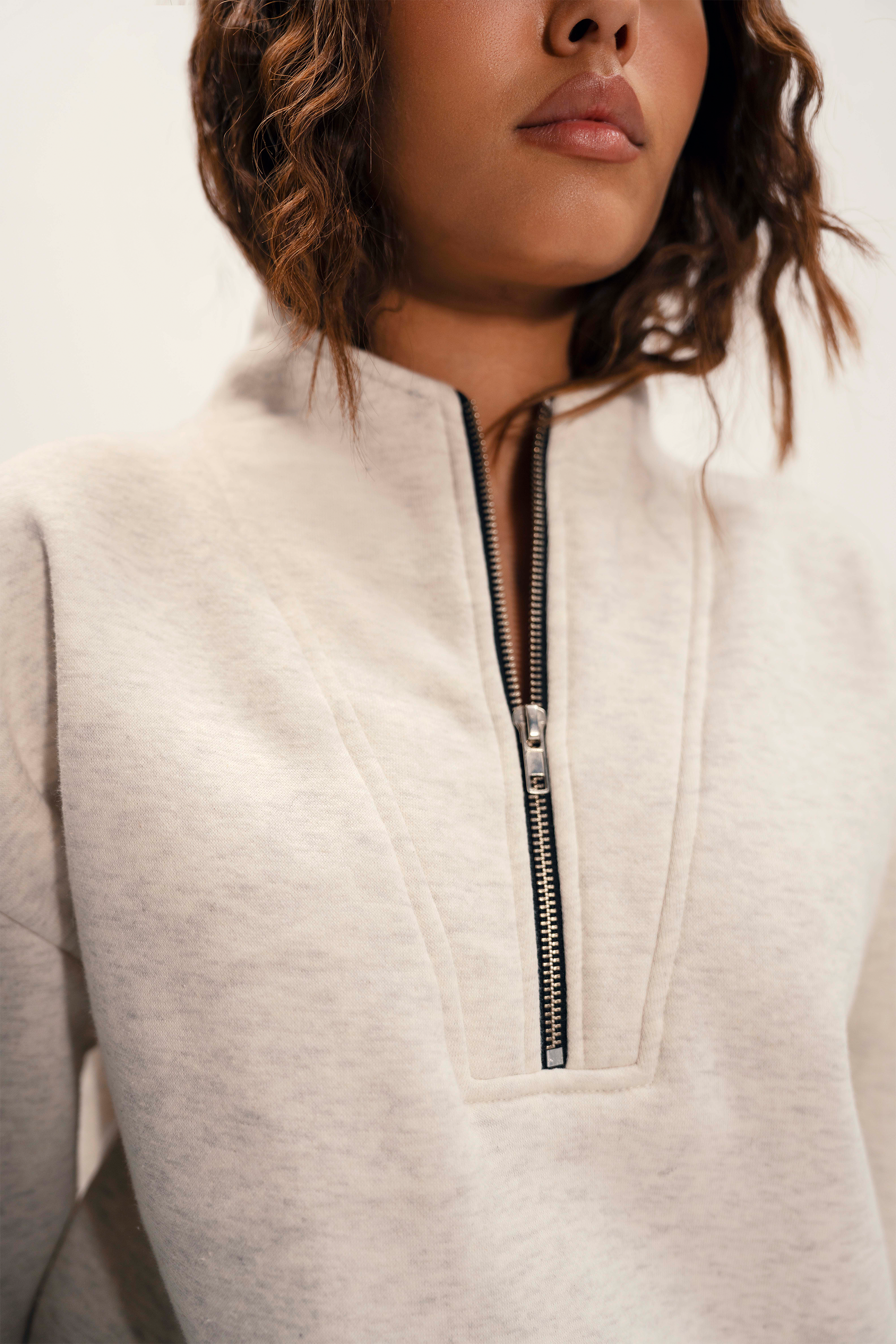 Women's Half Zipper & Sweatshirts & Bottom