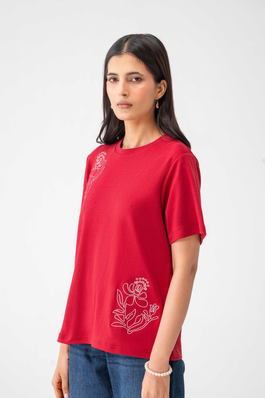 Rio Red Soft Tee – Women