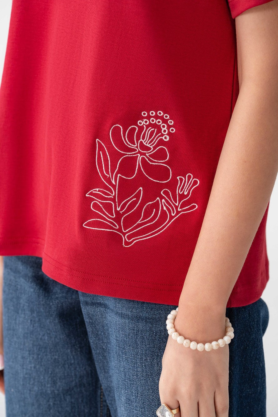 Rio Red Soft Tee – Women