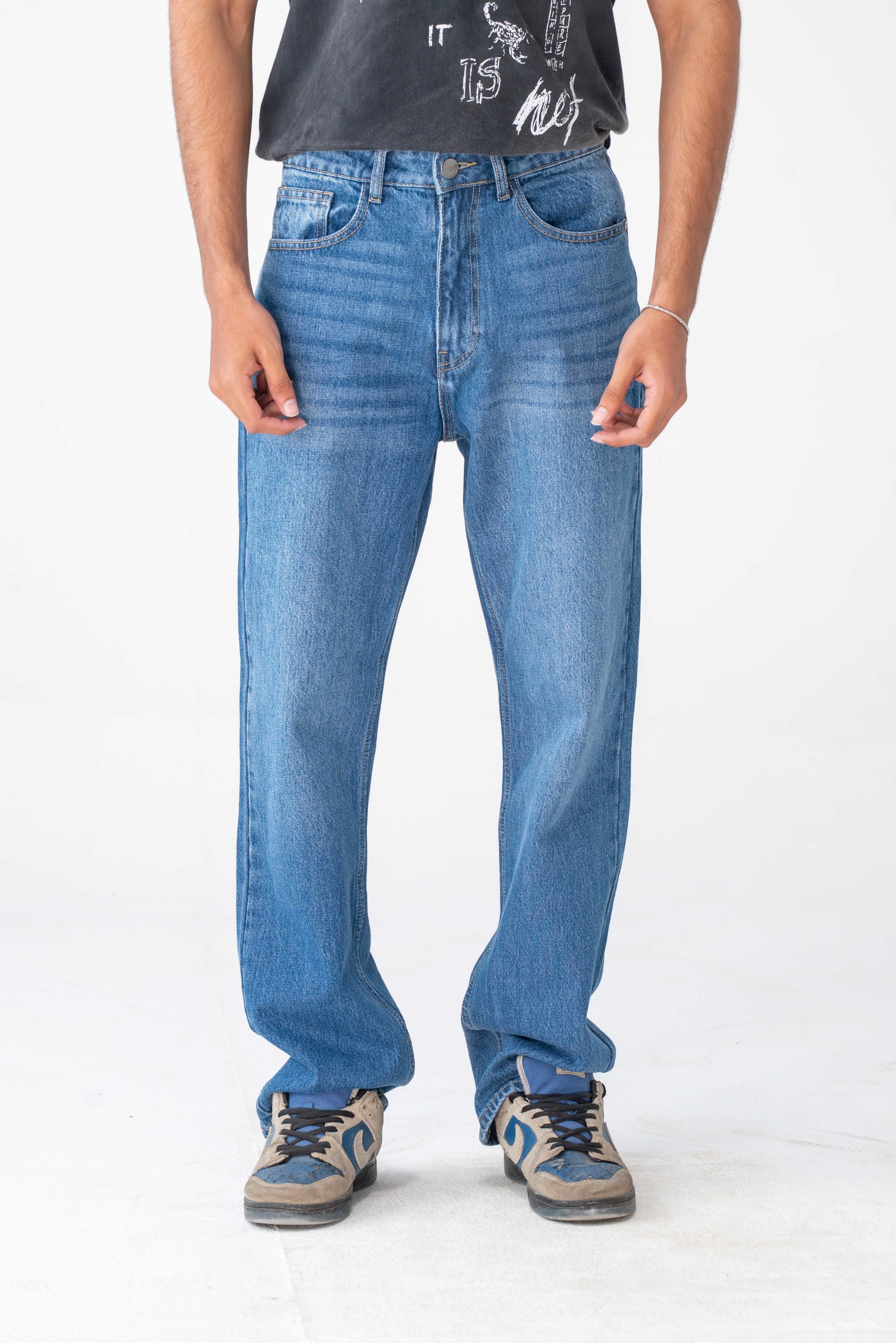Relax Fit Denim Jeans – Men