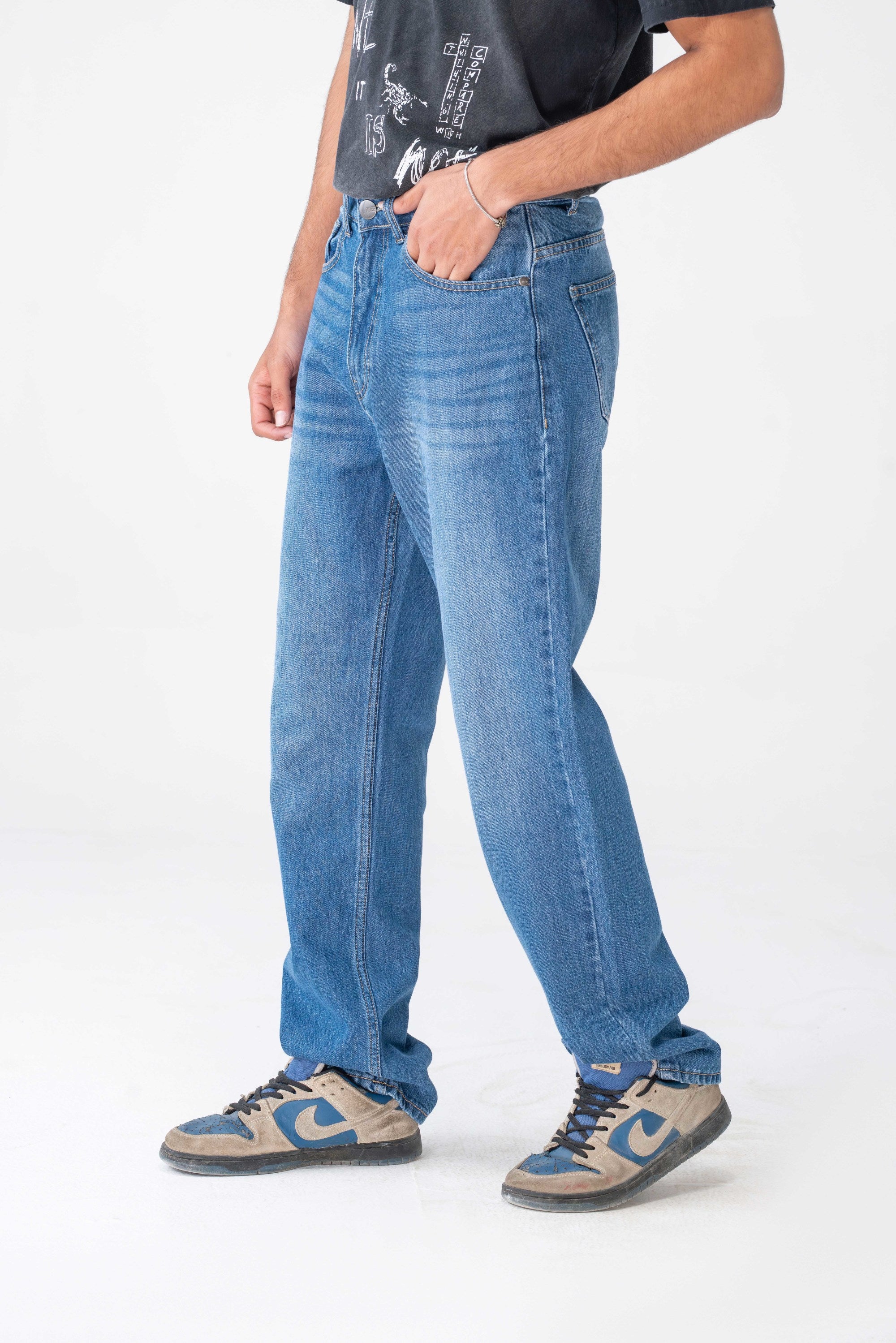 Relax Fit Denim Jeans – Men