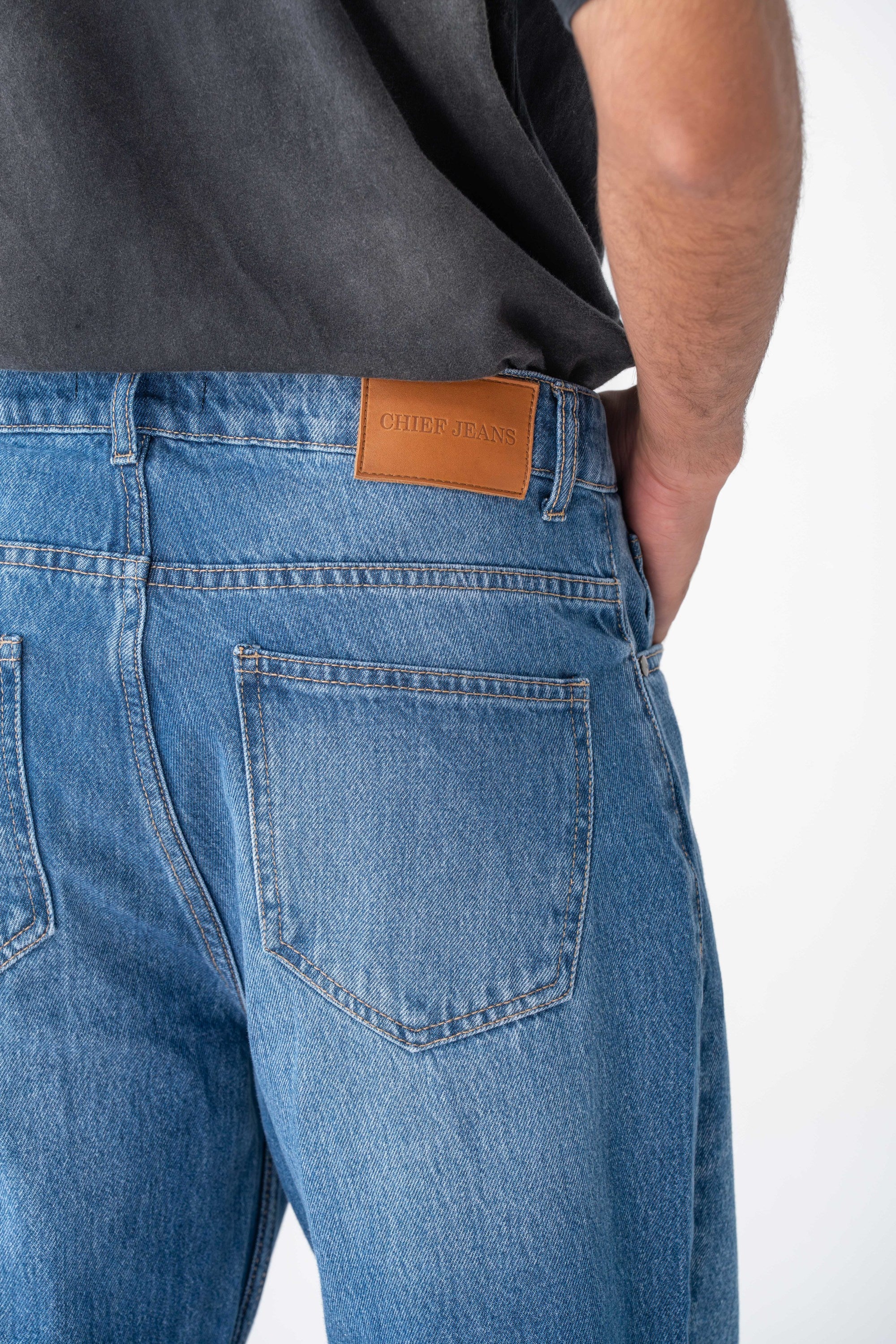 Relax Fit Denim Jeans – Men