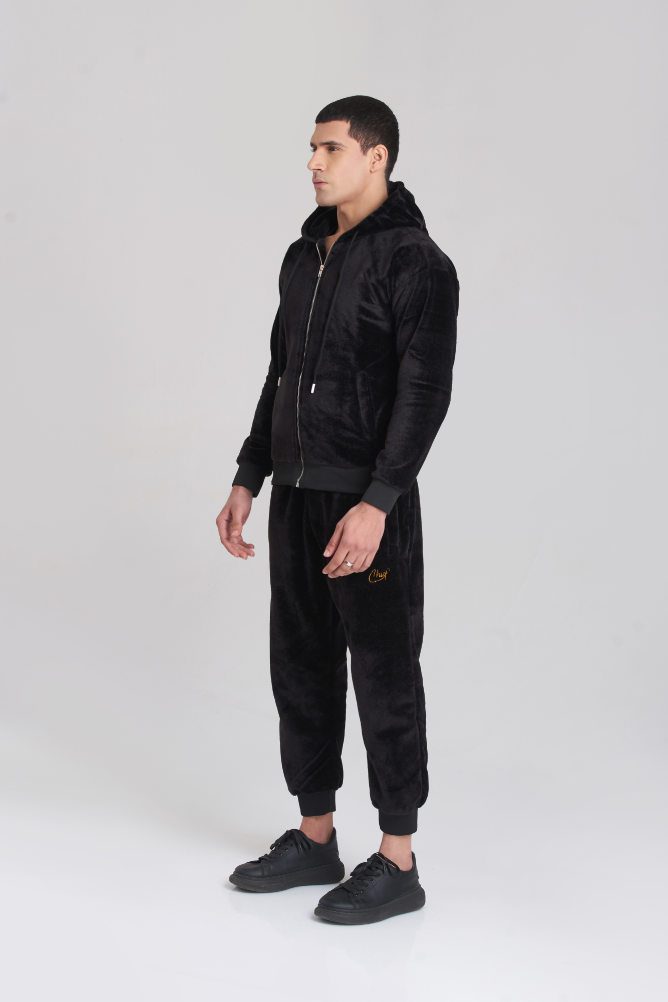 Emerge Hoody TrackSuit Men - Black