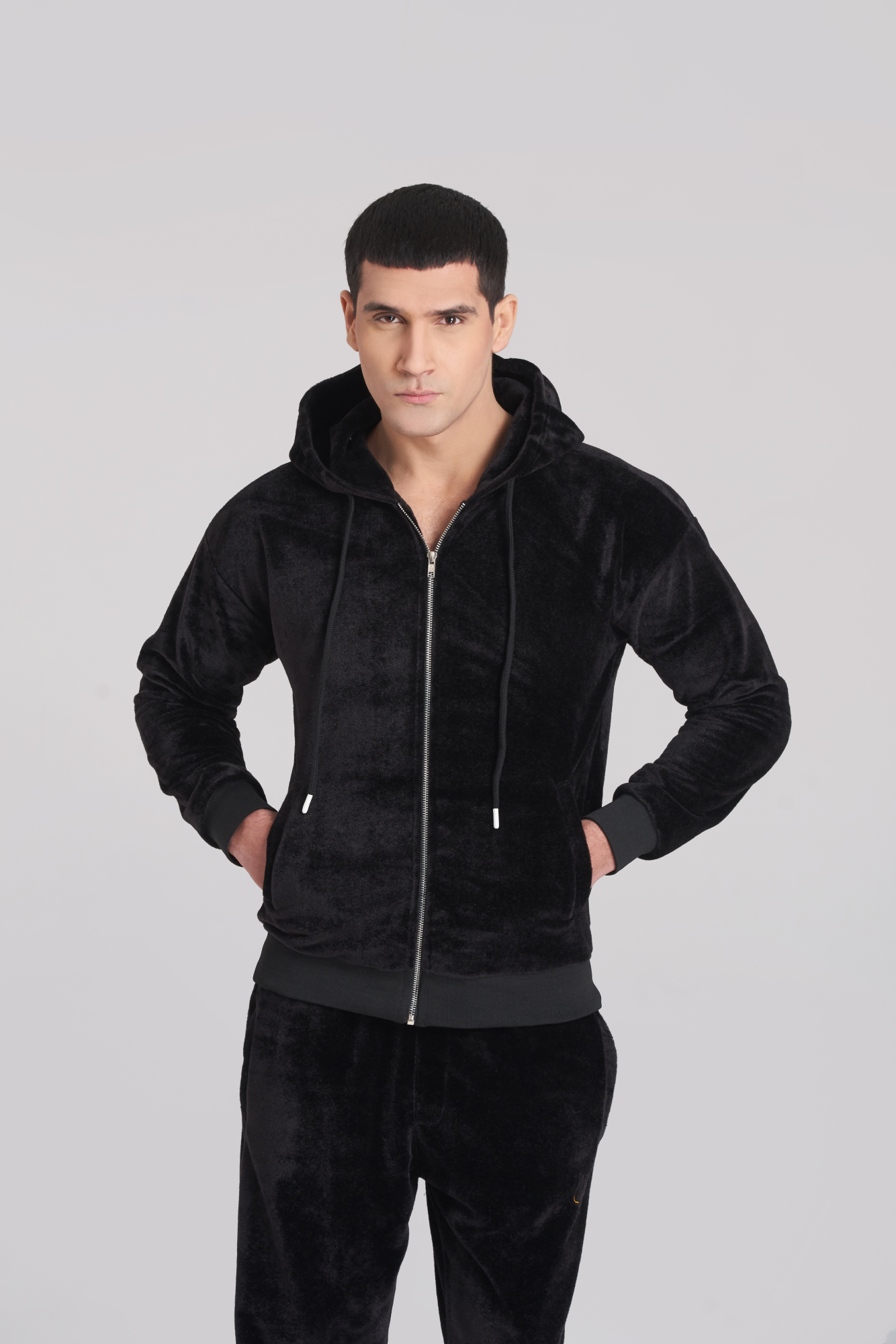 Emerge Hoody TrackSuit Men - Black