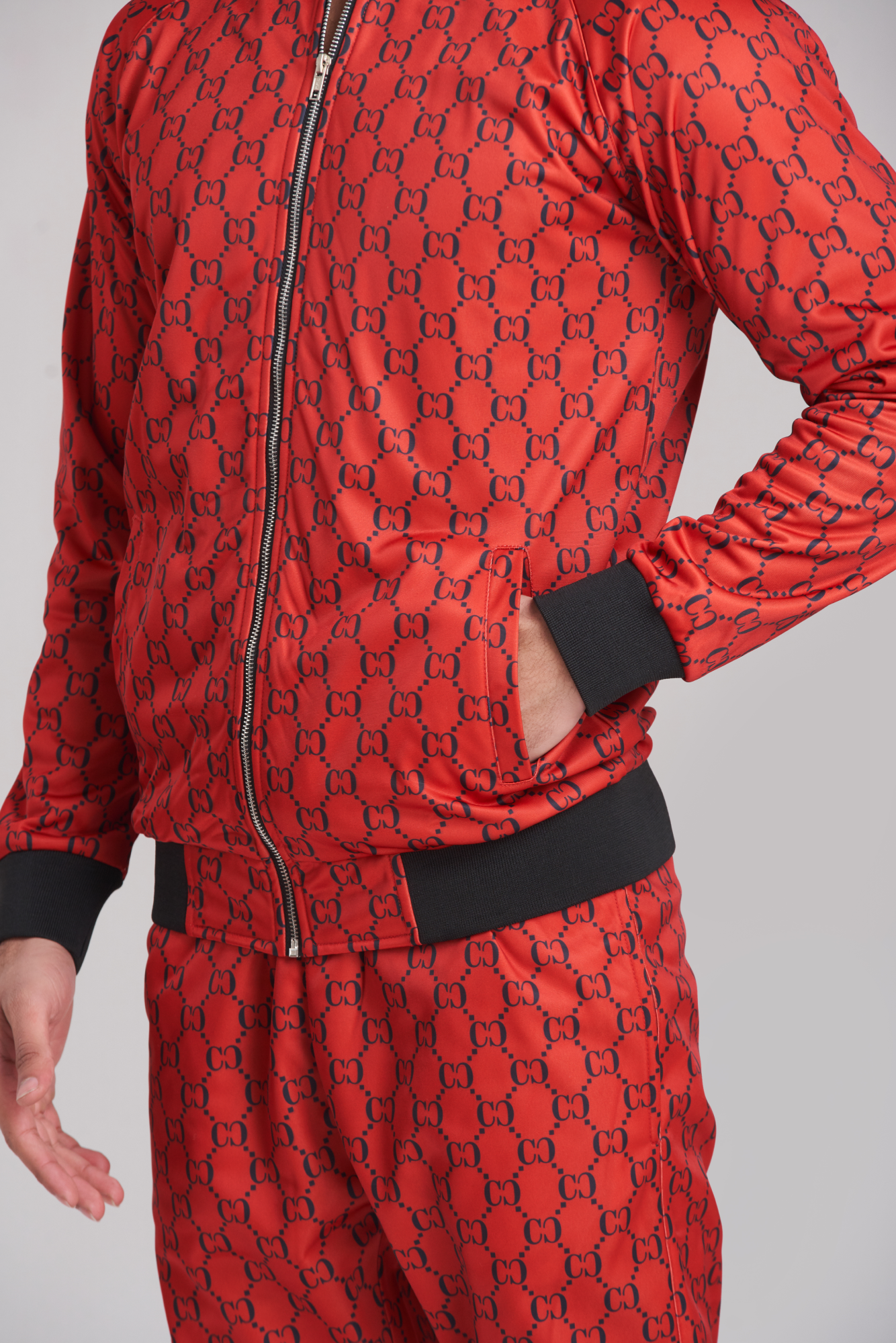 Modern Stylish Circle Men TrackSuit