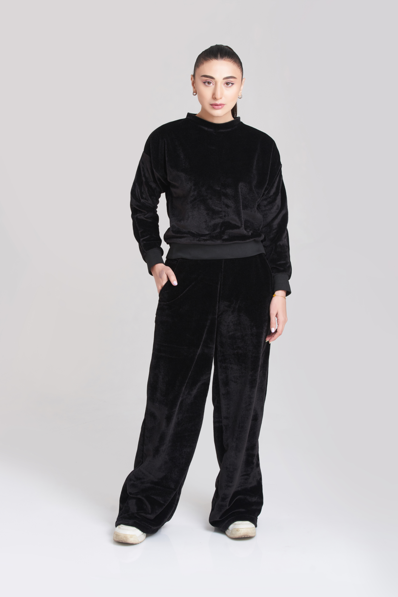 Fleece Velvet Tracksuit - Women