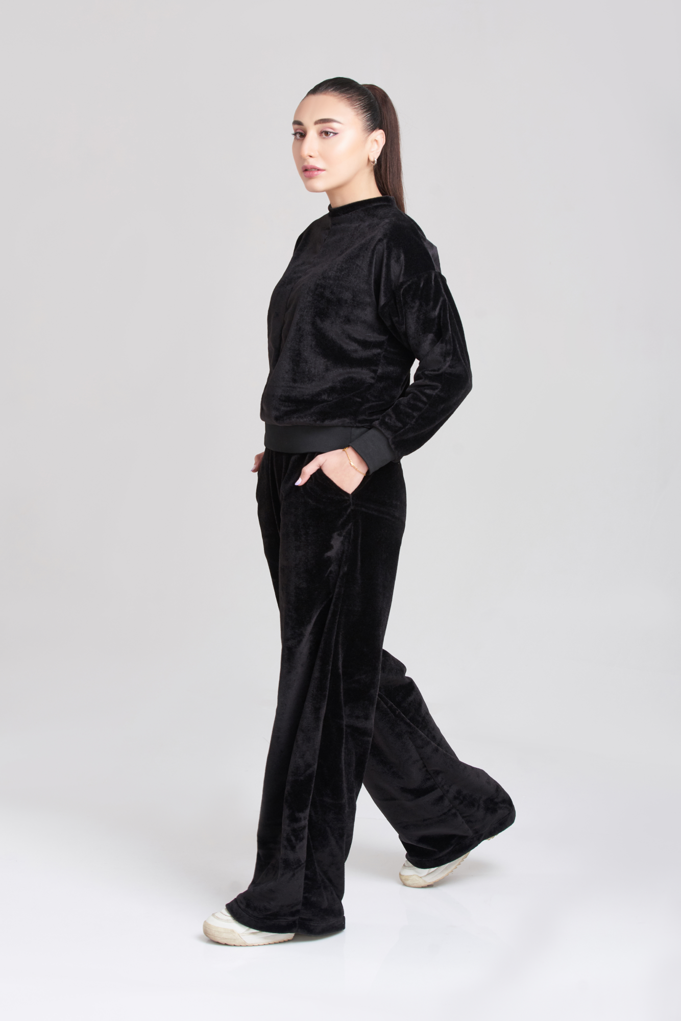 Fleece Velvet Tracksuit - Women