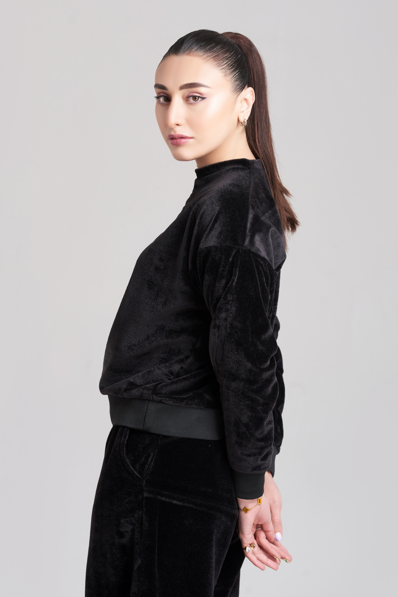 Fleece Velvet Tracksuit - Women