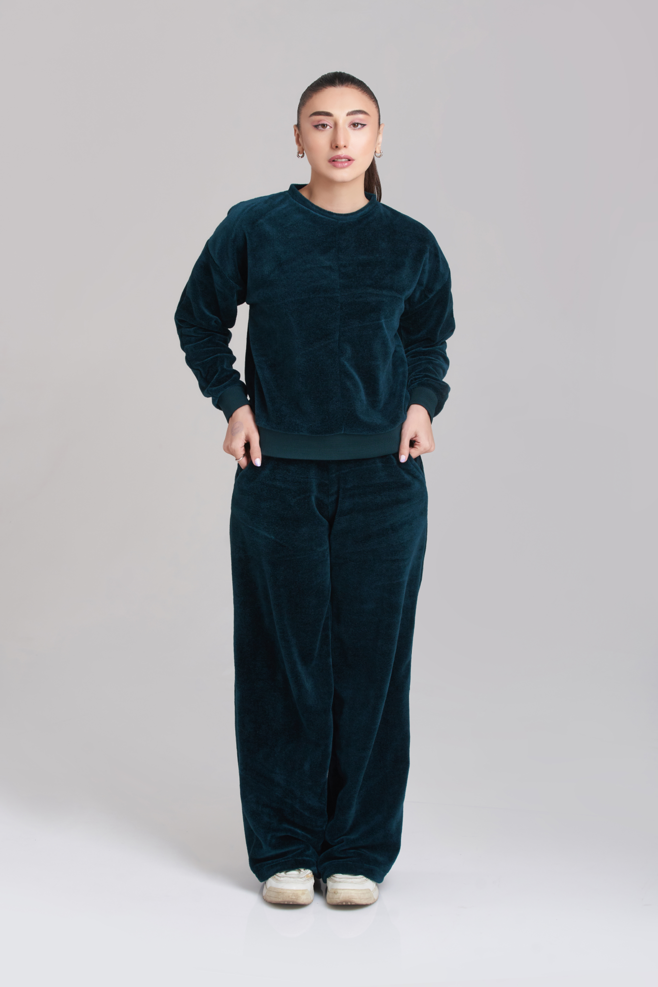 Fleece Velvet Tracksuit - Women