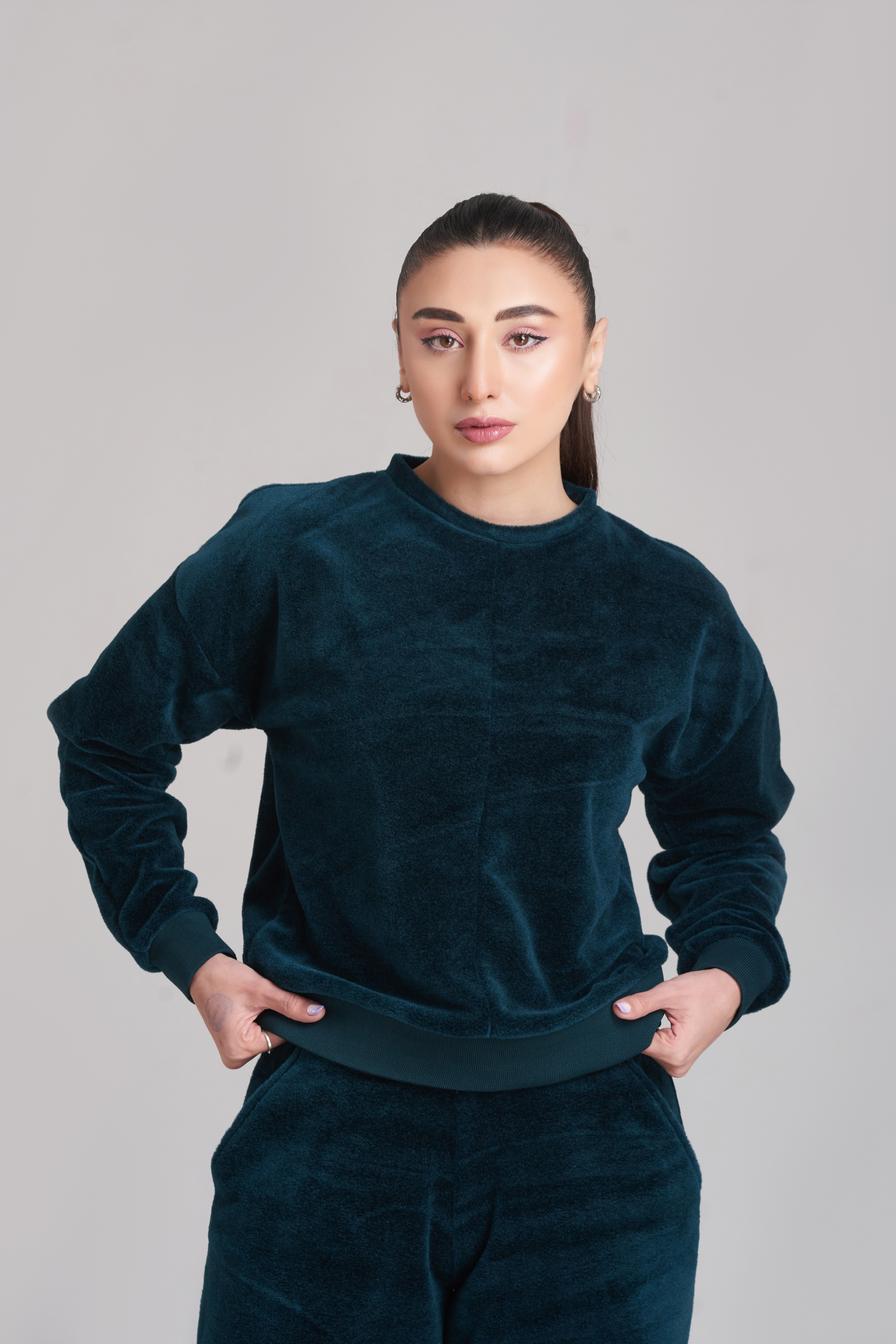 Fleece Velvet Tracksuit - Women