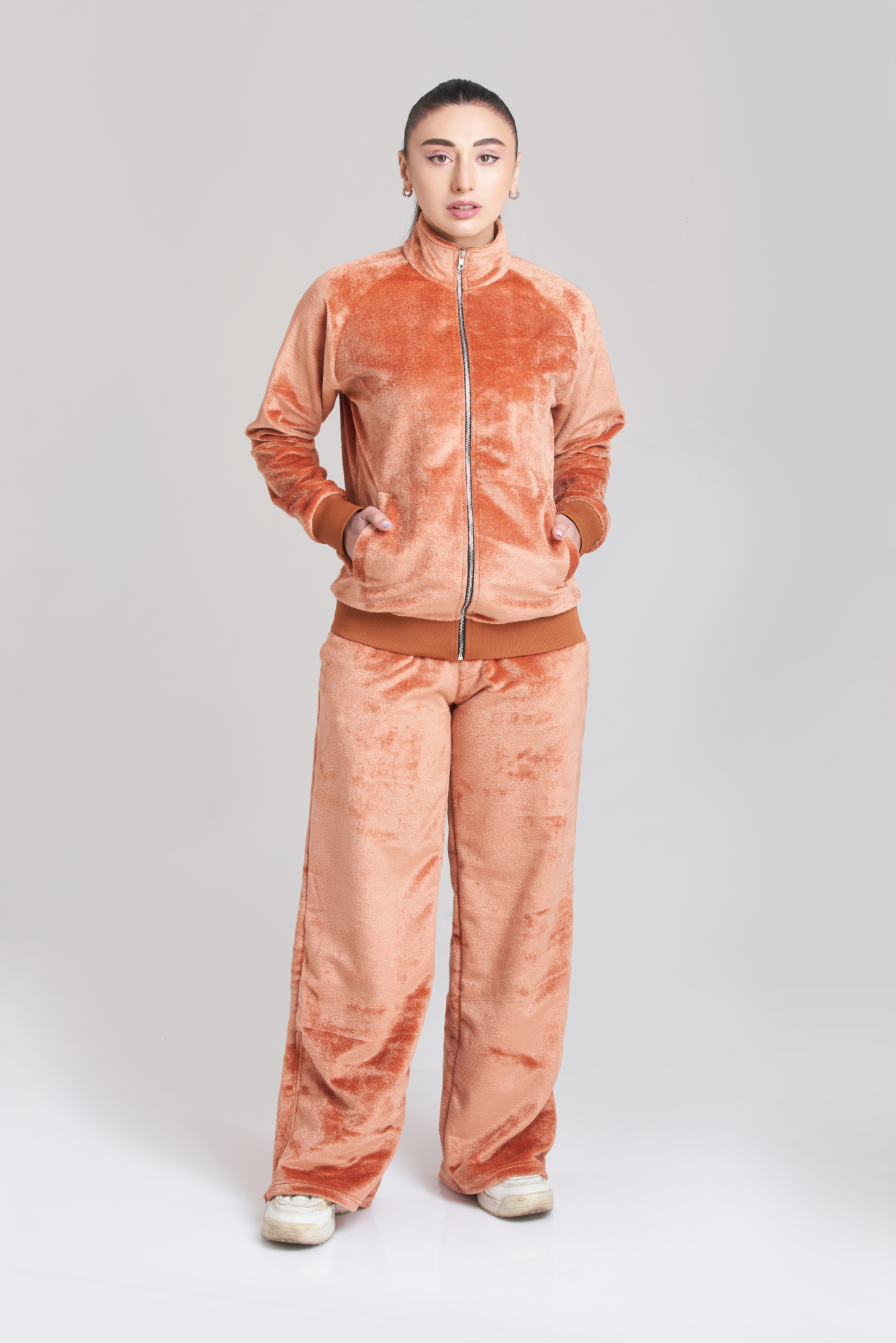 Velour Velvet Tracksuit - Women