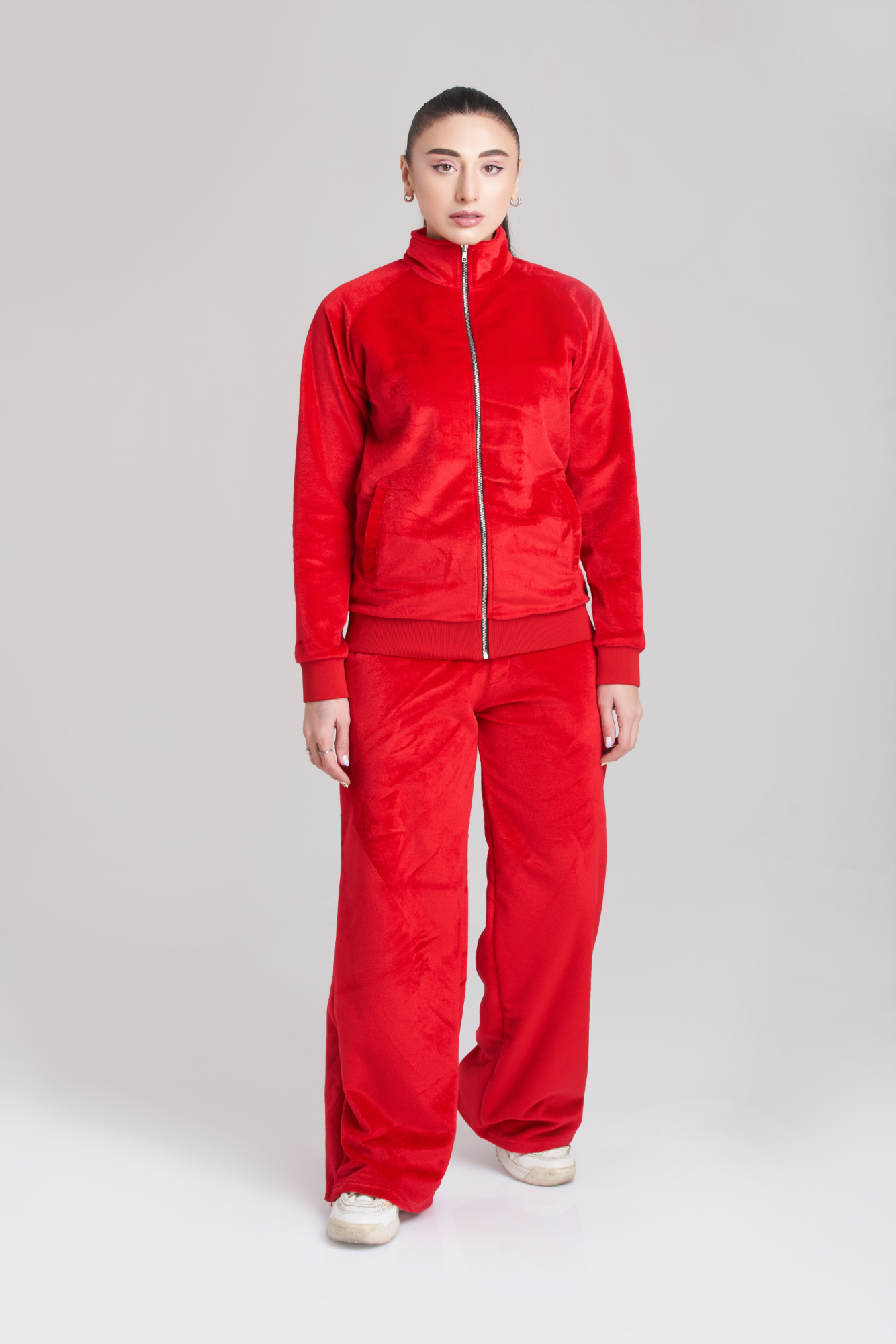 Velour Velvet Tracksuit - Women