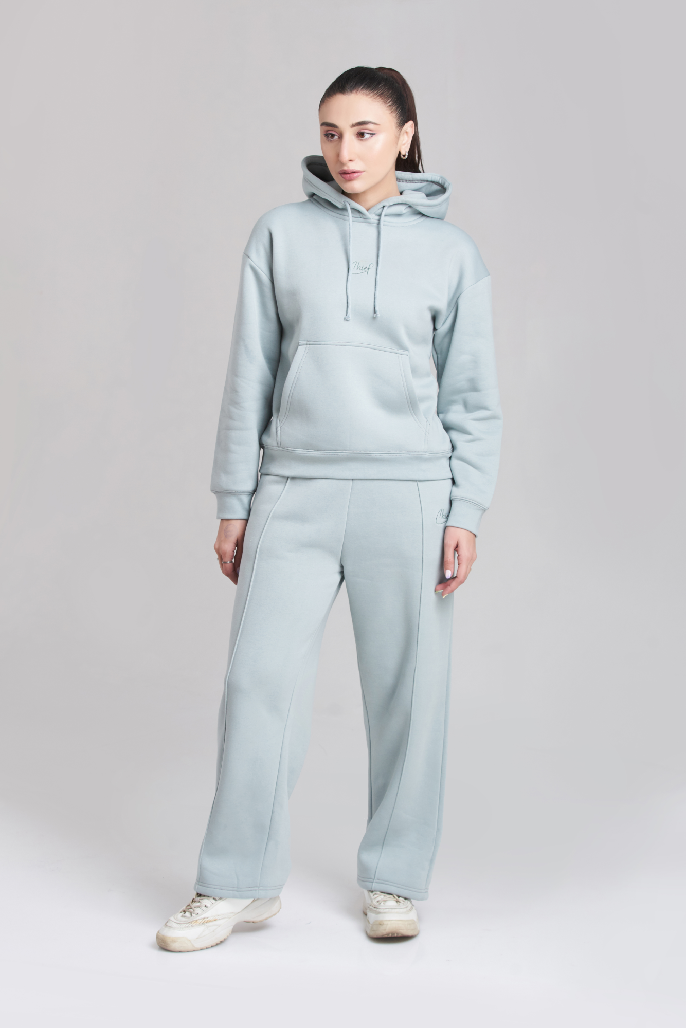 Classic Oversized Hoody Tracksuit - Women