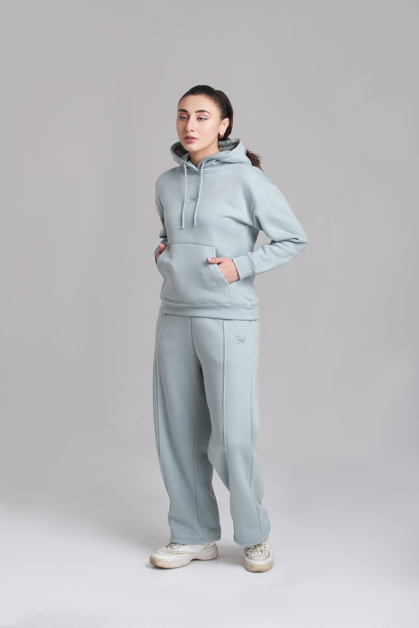 Classic Oversized Hoody Tracksuit - Women