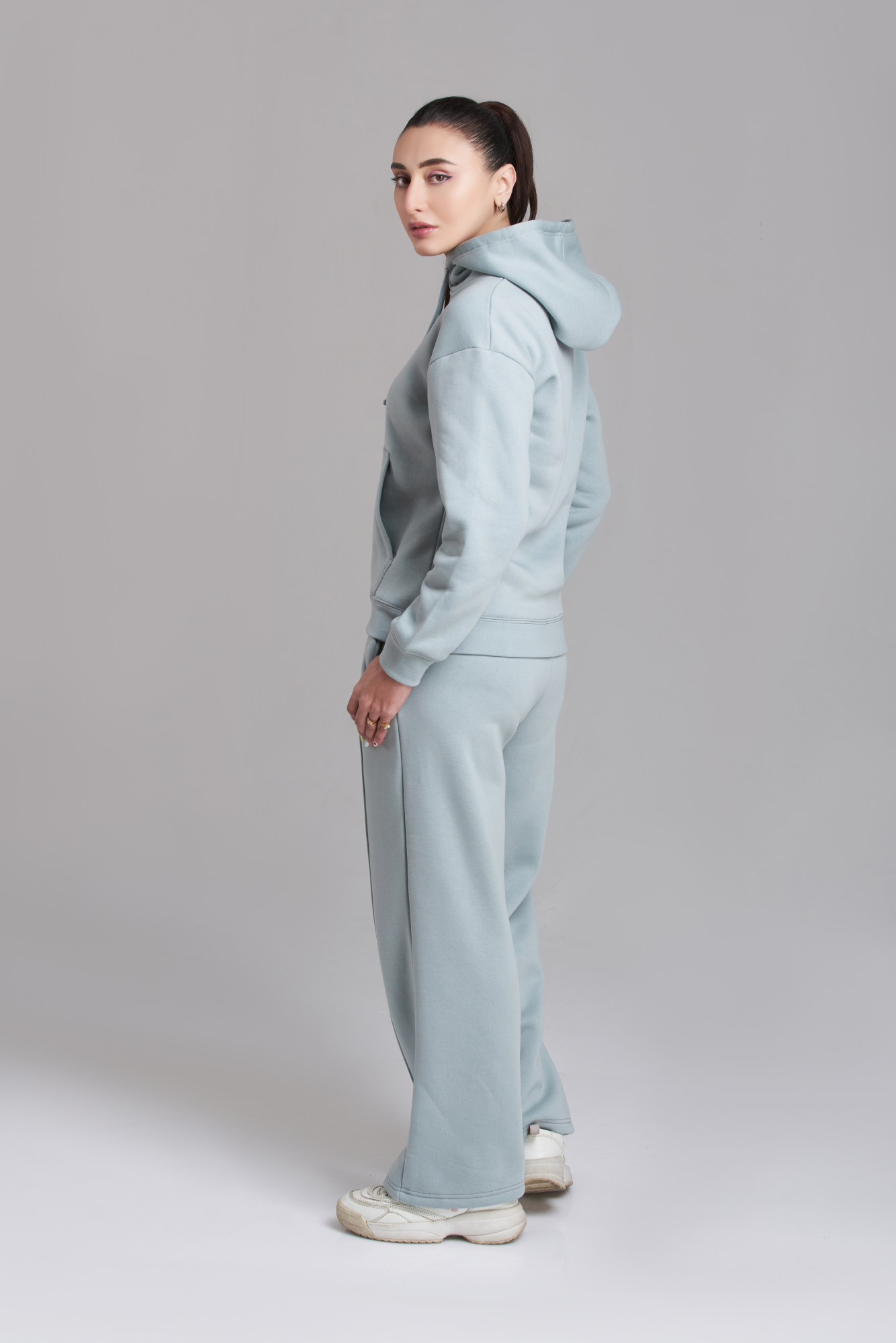 Classic Oversized Hoody Tracksuit - Women