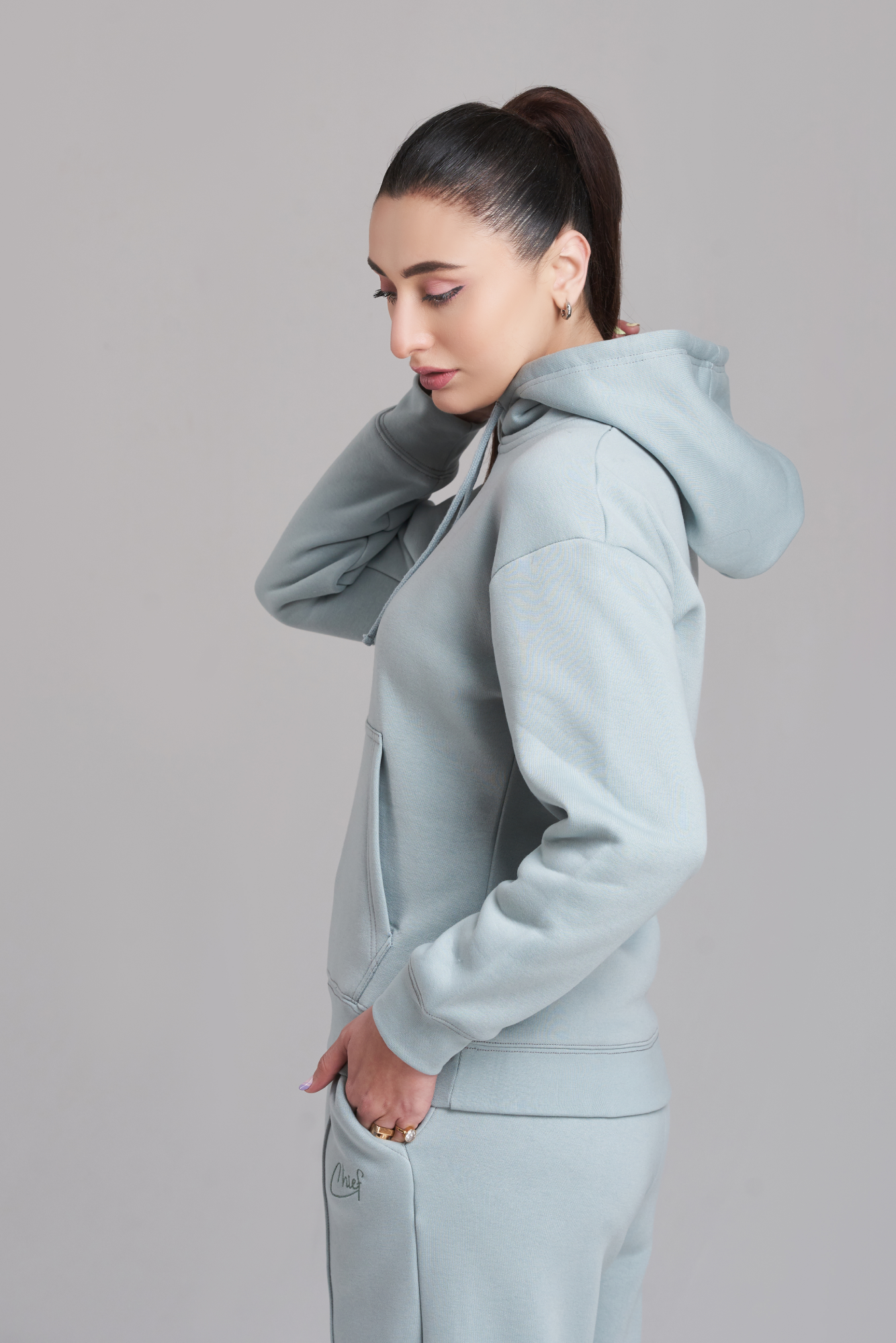Classic Oversized Hoody Tracksuit - Women