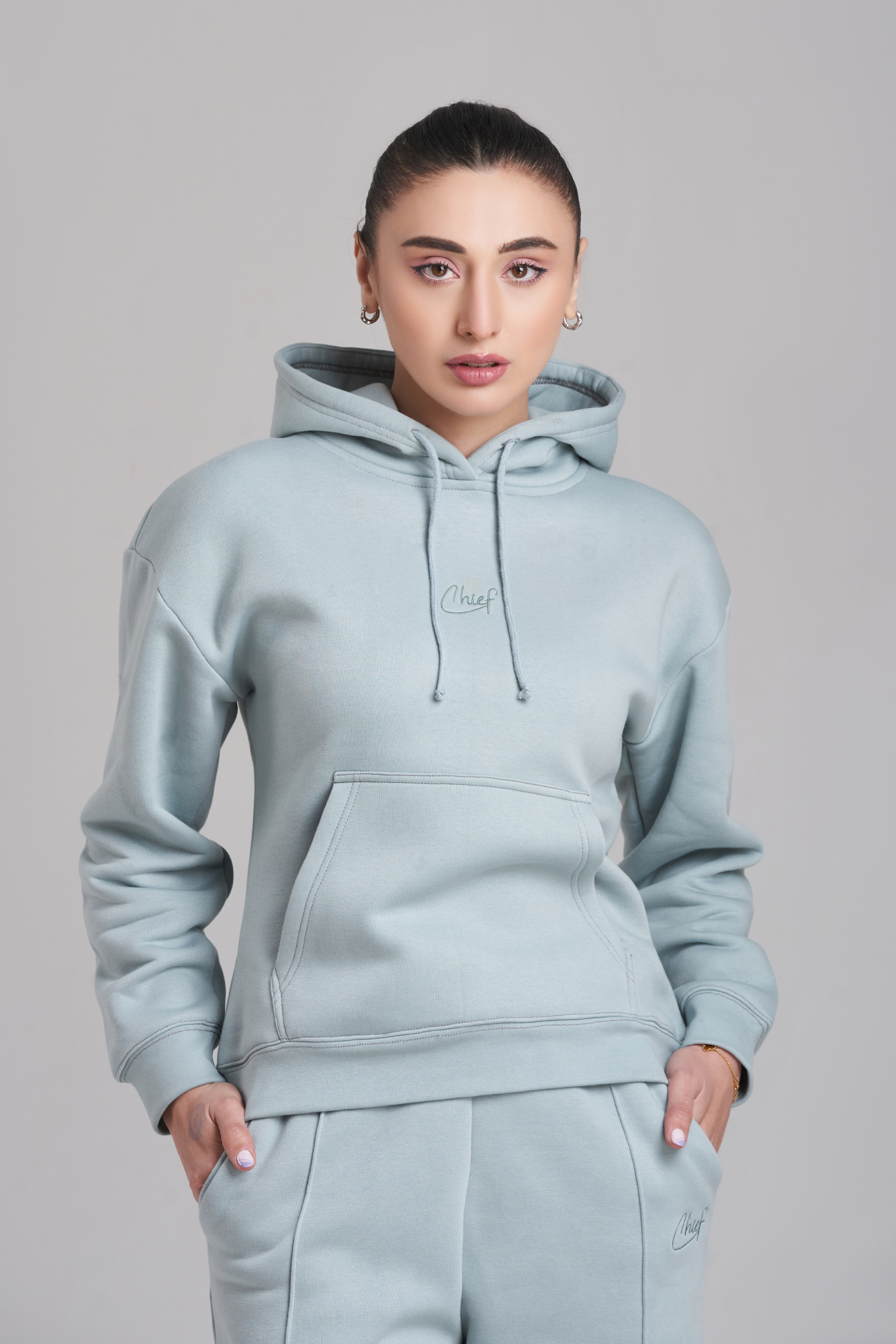Classic Oversized Hoody Tracksuit - Women