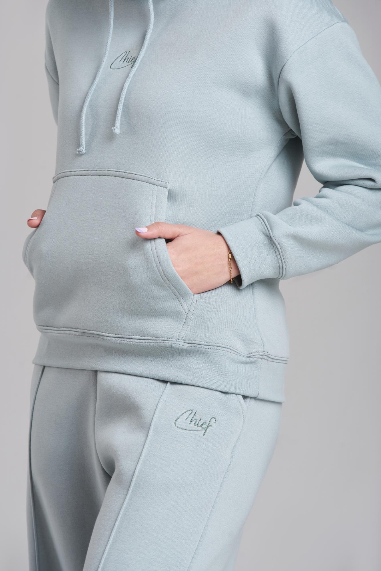 Classic Oversized Hoody Tracksuit - Women