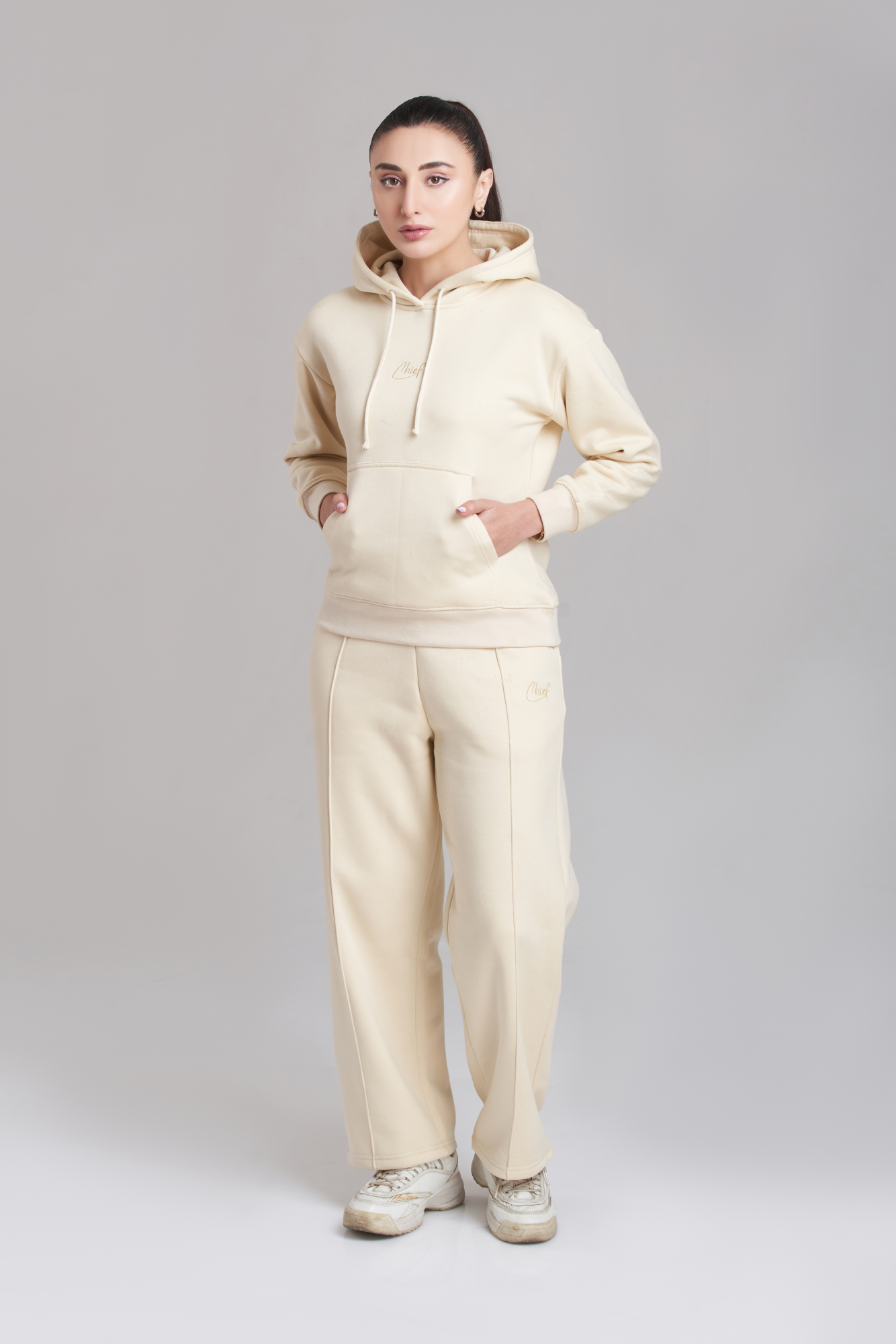 Classic Oversized Hoody Tracksuit - Women