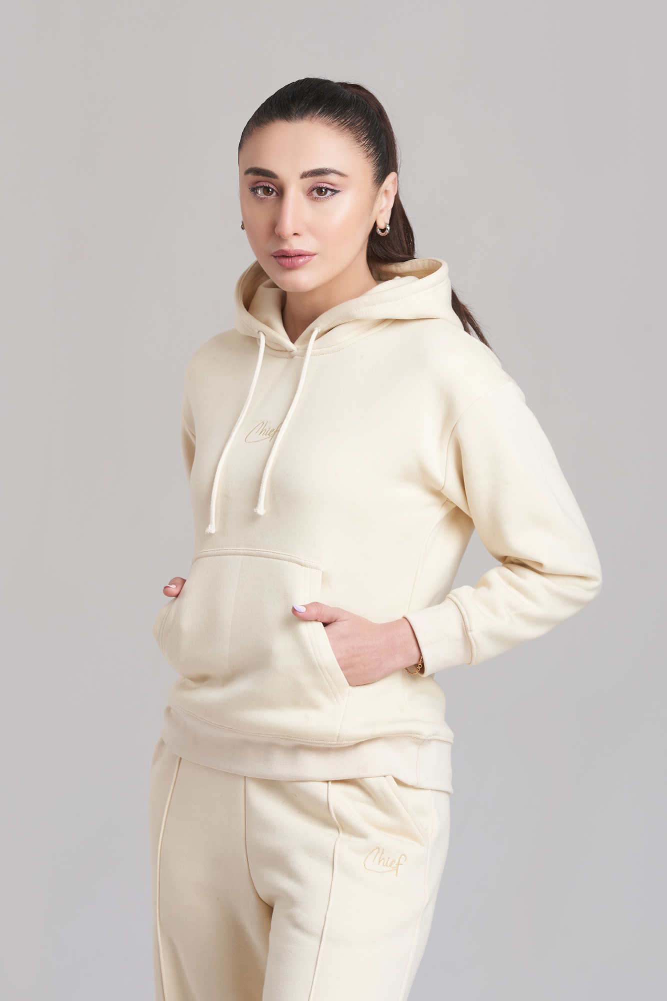Classic Oversized Hoody Tracksuit - Women
