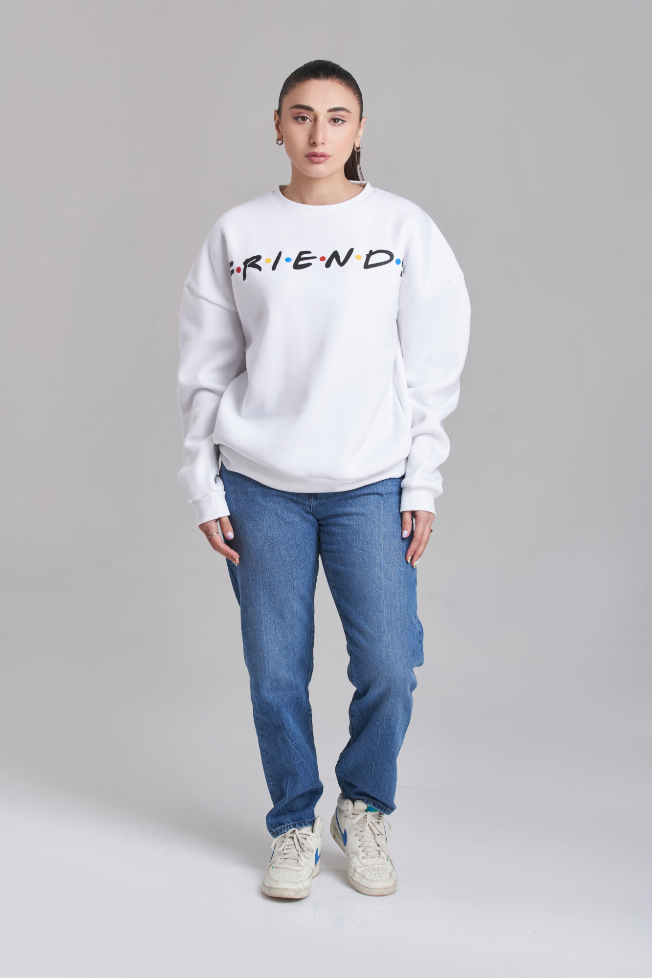 Friends oversized sweatshirt best sale
