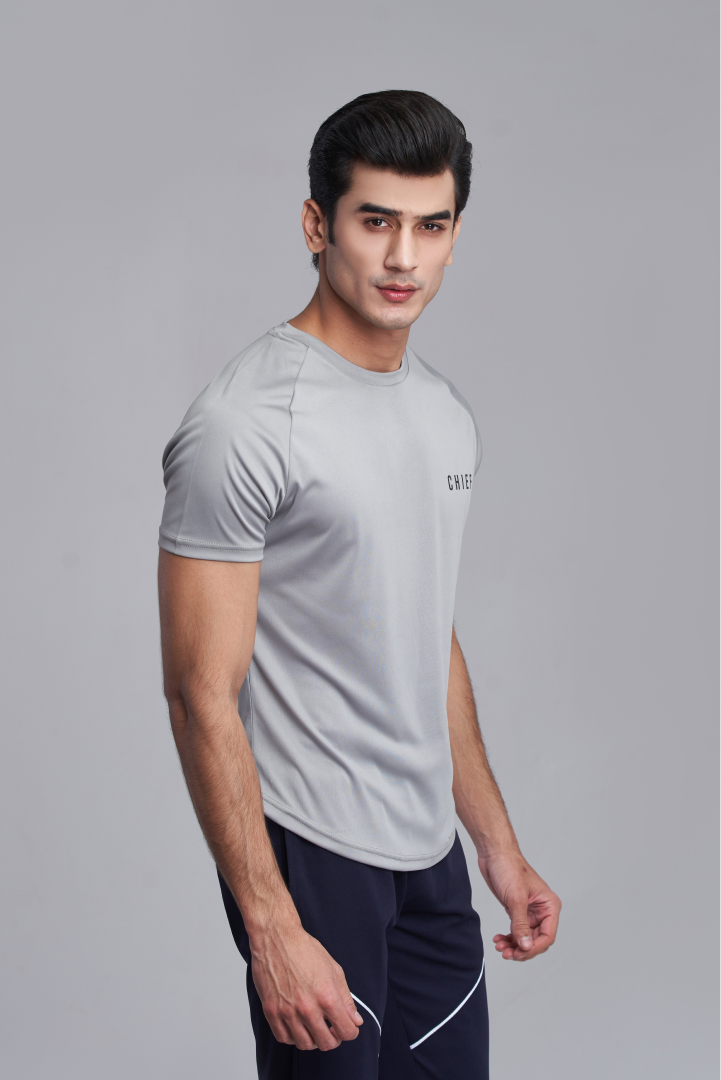 BreezeBliss Grey T-Shirt