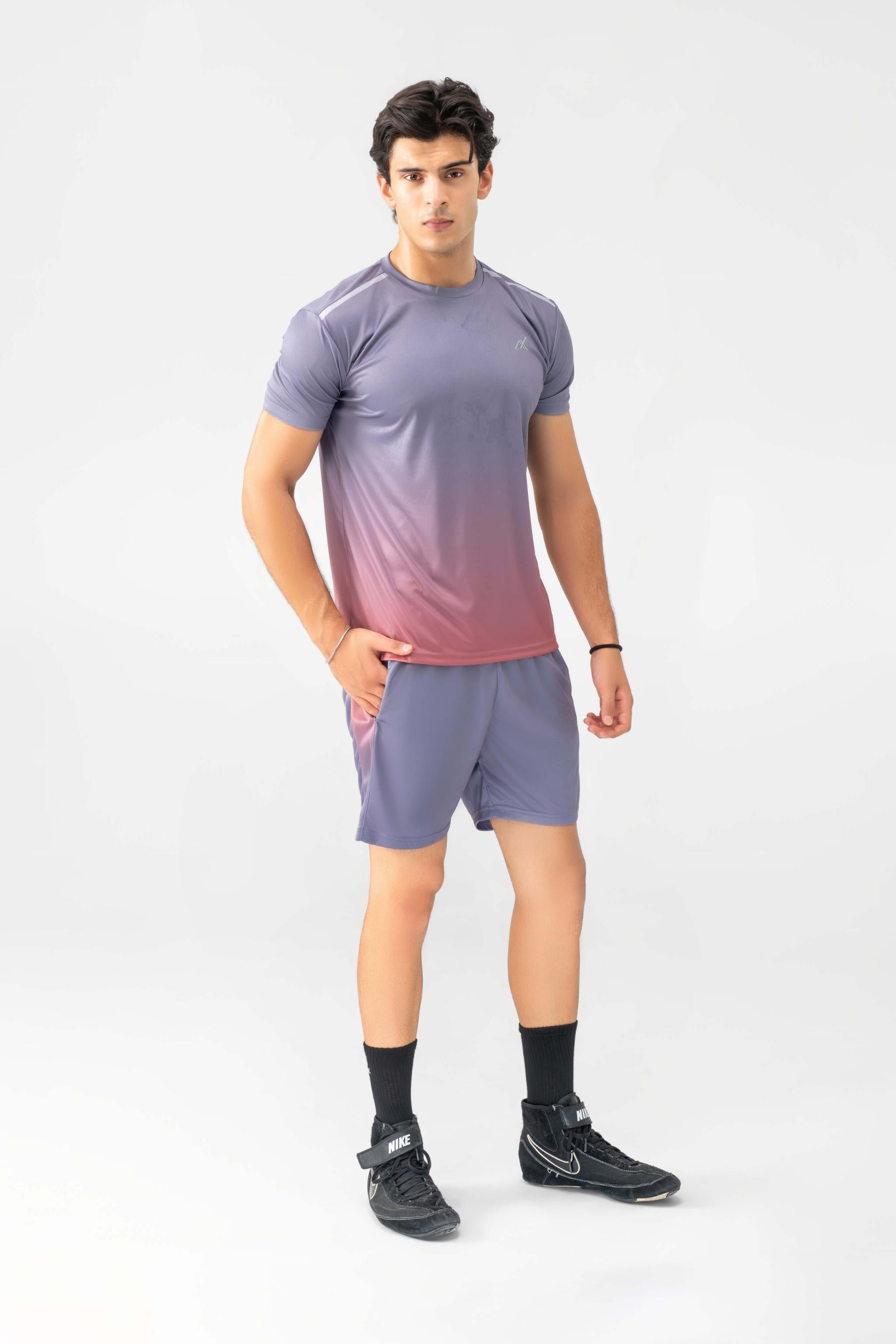 Men's Regular Fit Tee Shirt & Short